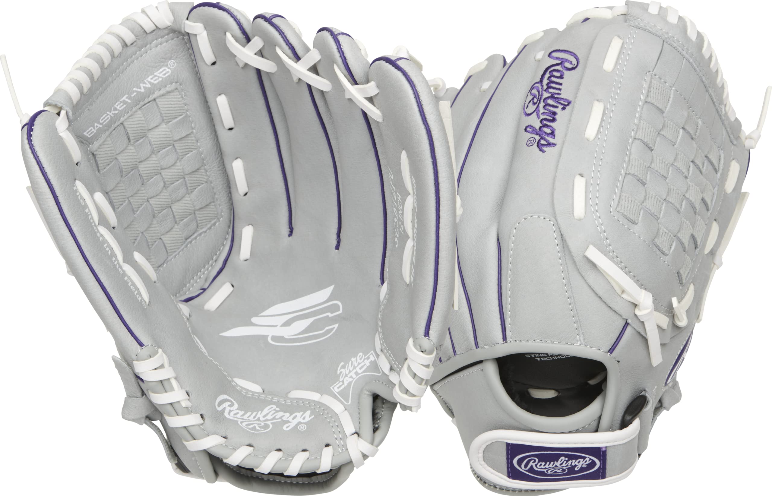 Rawlings Sure Catch Youth Softball Glove | Sizes 10" - 12.5" | Multiple Styles