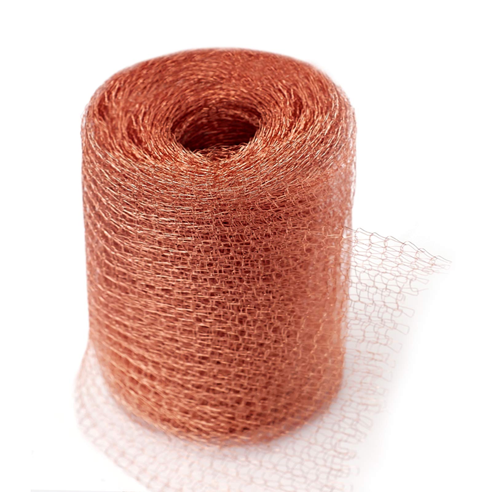 GERAWOO Pure Copper Mesh Rodent Pest Control, 20 Feet Fine Wire Mesh Roll for Mouse Hole Filler, Rat Snail Slug Deterrent & Trap for Indoors, Garden