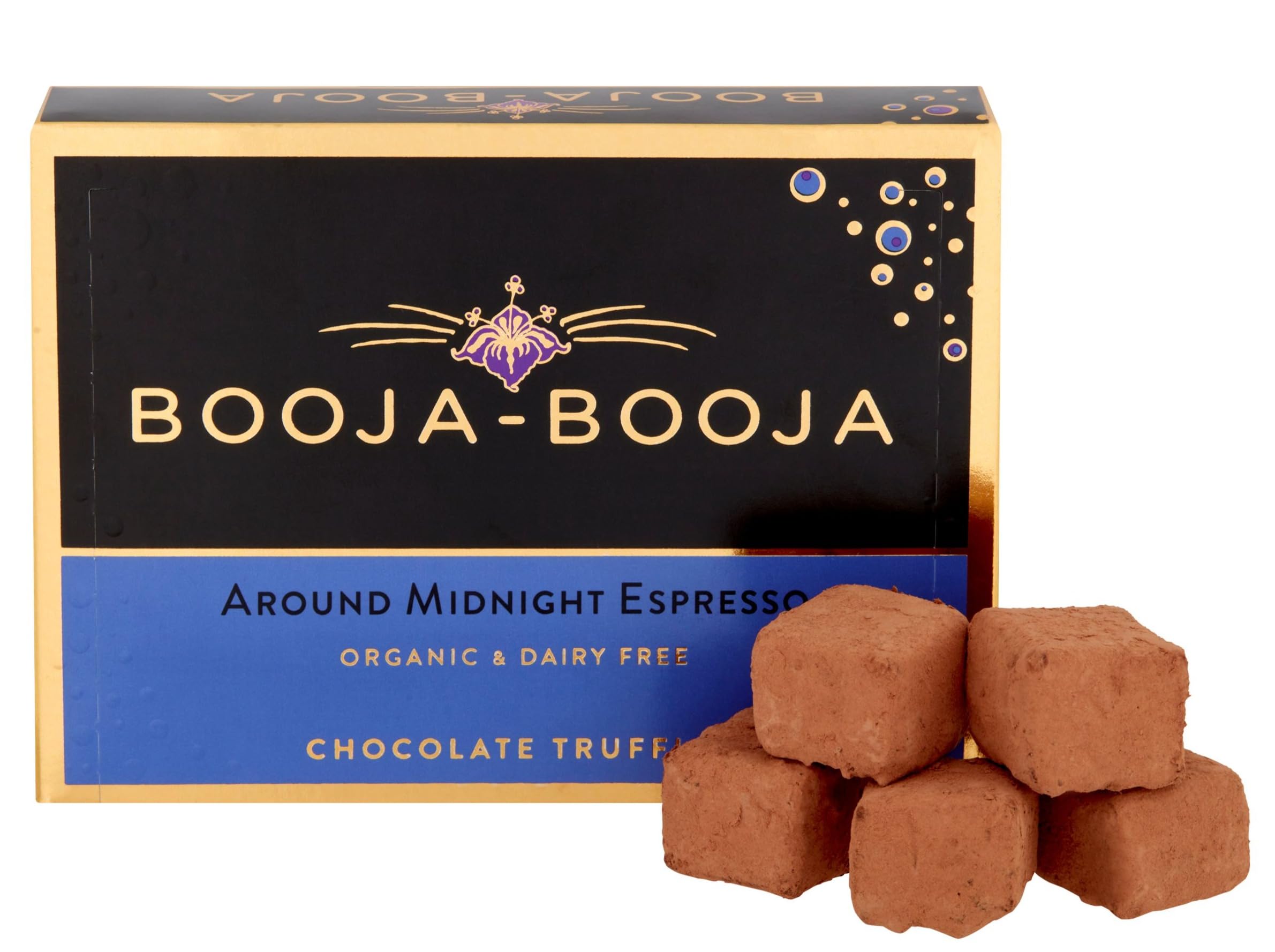 Booja - Booja, Around Midnight Espresso Vegan Chocolate Truffles 92g