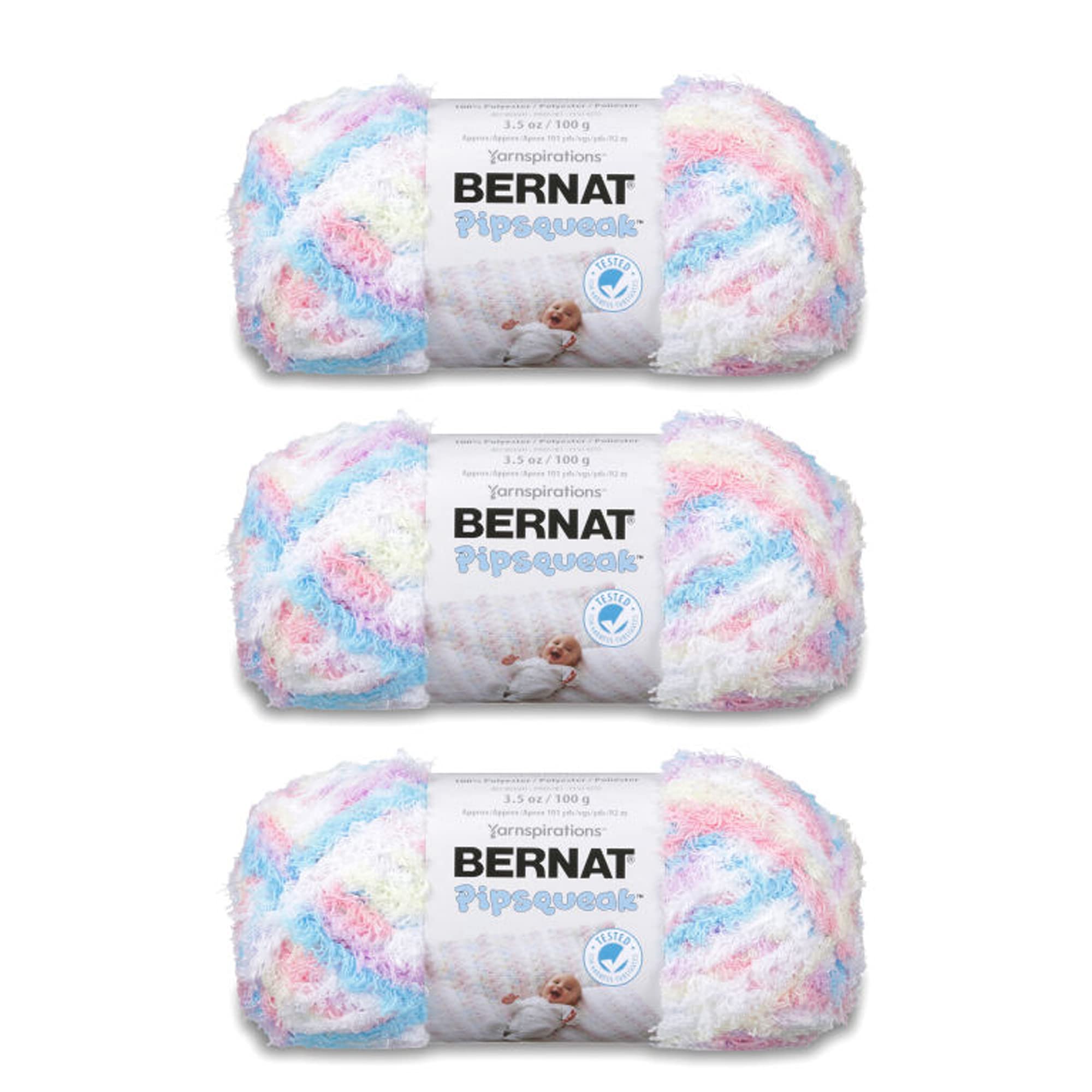 Bernat Pipsqueak Yarn, 3 Pack, Sittin Pretty 3 Count