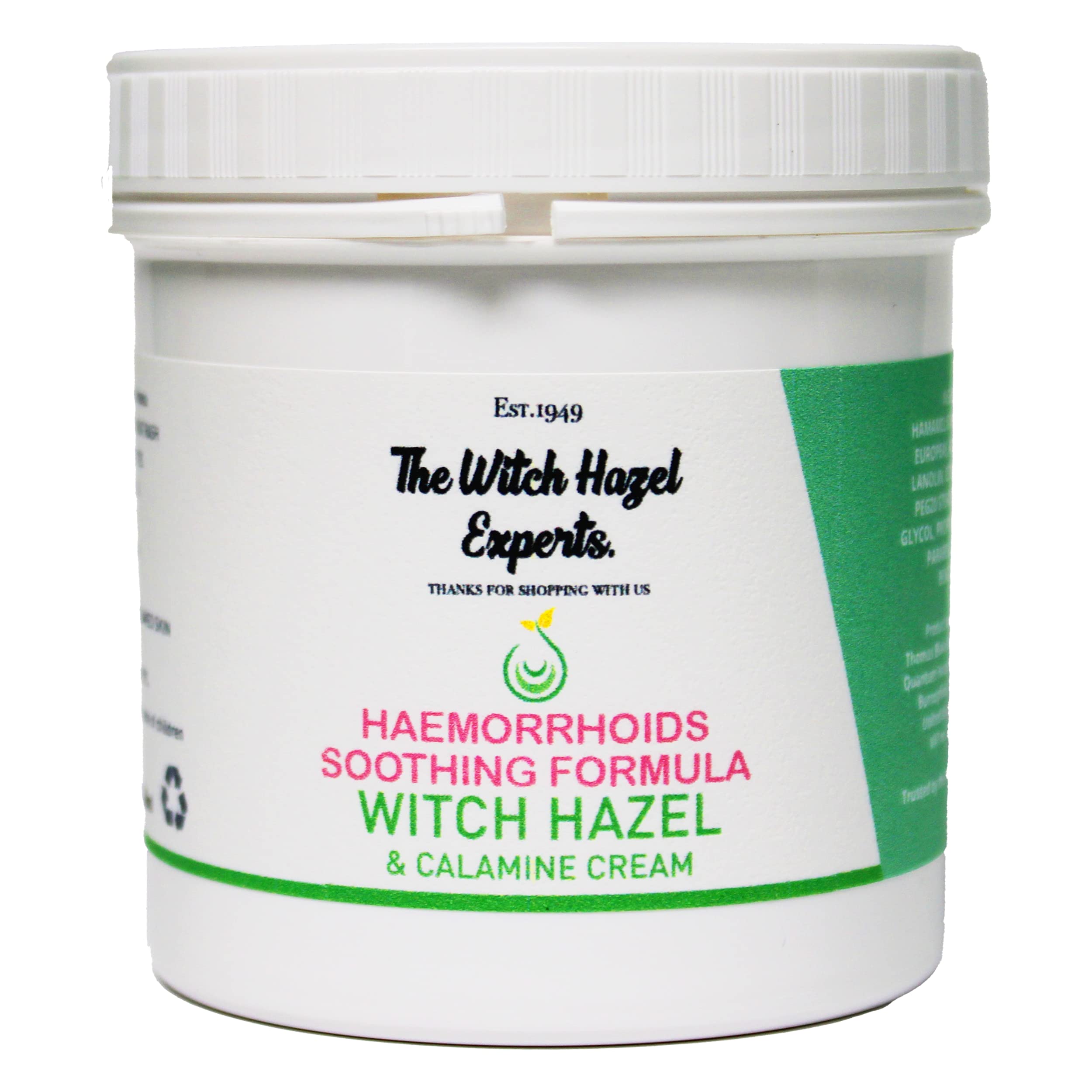 The Witch Hazel Experts | 200g Haemorrhoids Soothing Cream | Reduces Inflammation, Irritation and Haemorrhoids