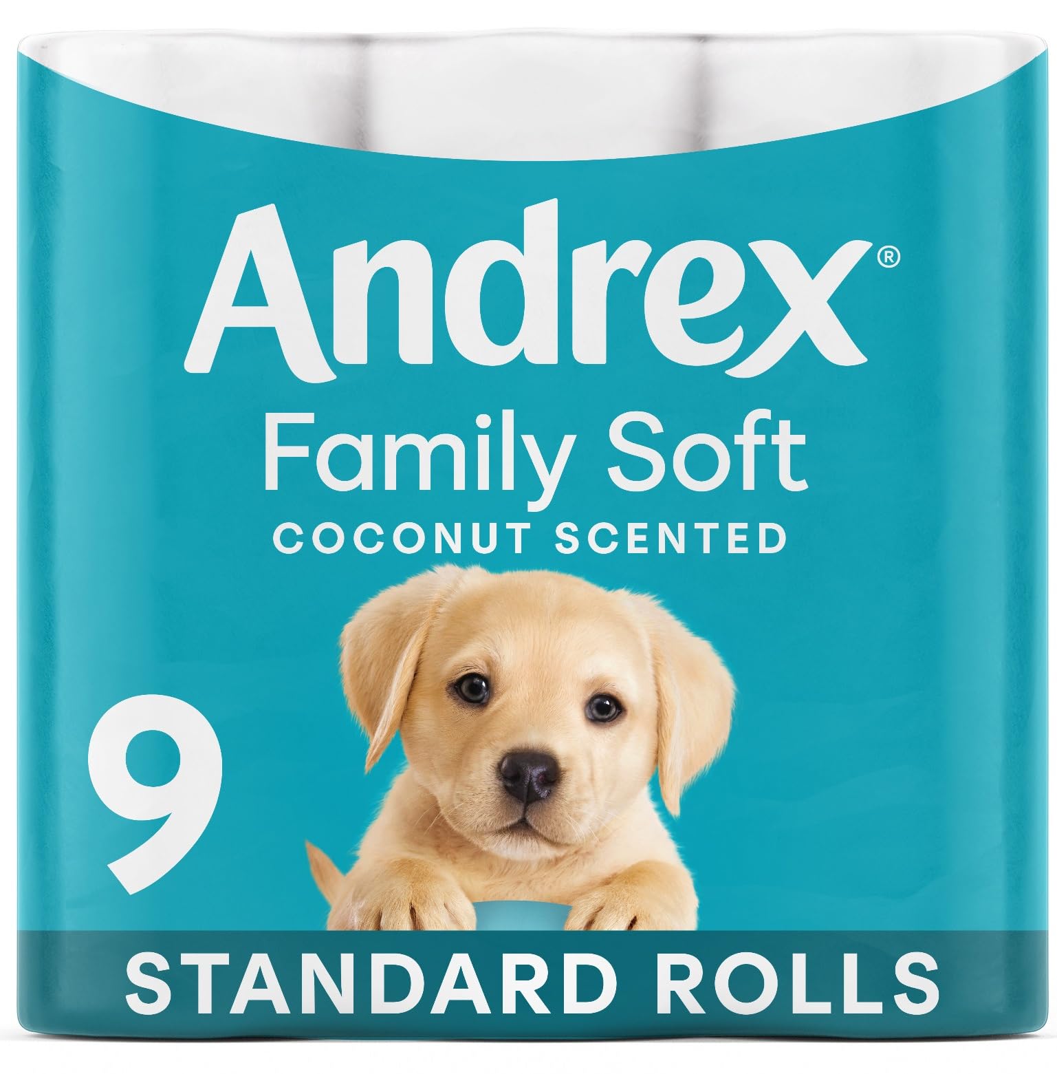 AndrexCoconut Fresh Fragrance Toilet Rolls - 9 Toilet Roll - Bulk Buy Toilet Rolls - Coconut Scented Toilet Rolls for a Fresh and Confident Clean