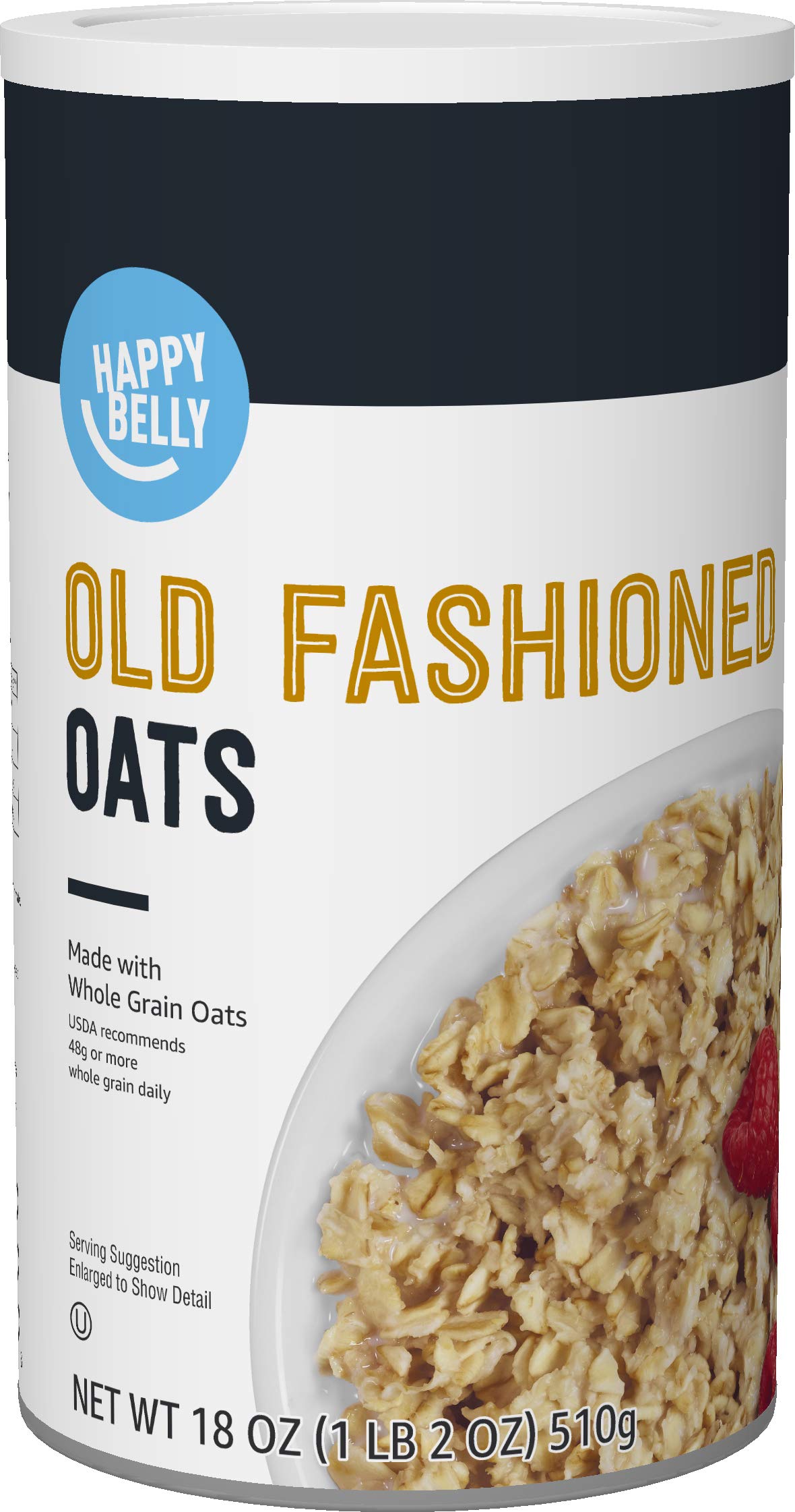 Happy Belly, Old Fashioned Oats, 18 Ounce