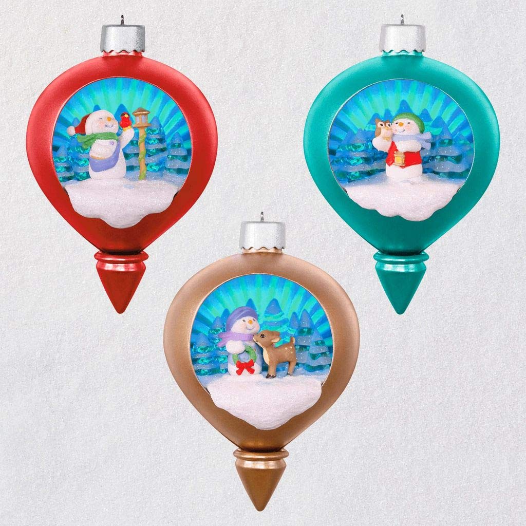 HMK 2019 Snow Buddies Surprise Musical Ornaments with Light