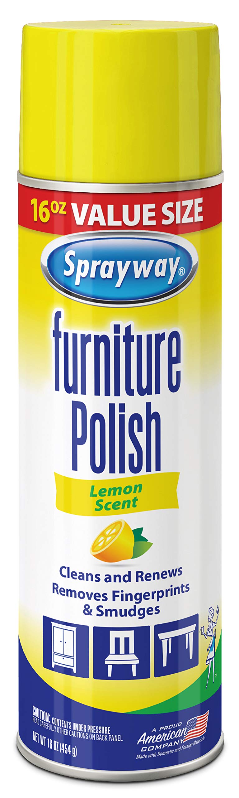 SpraywayFurniture Polish, Fl Oz, 16 Ounce