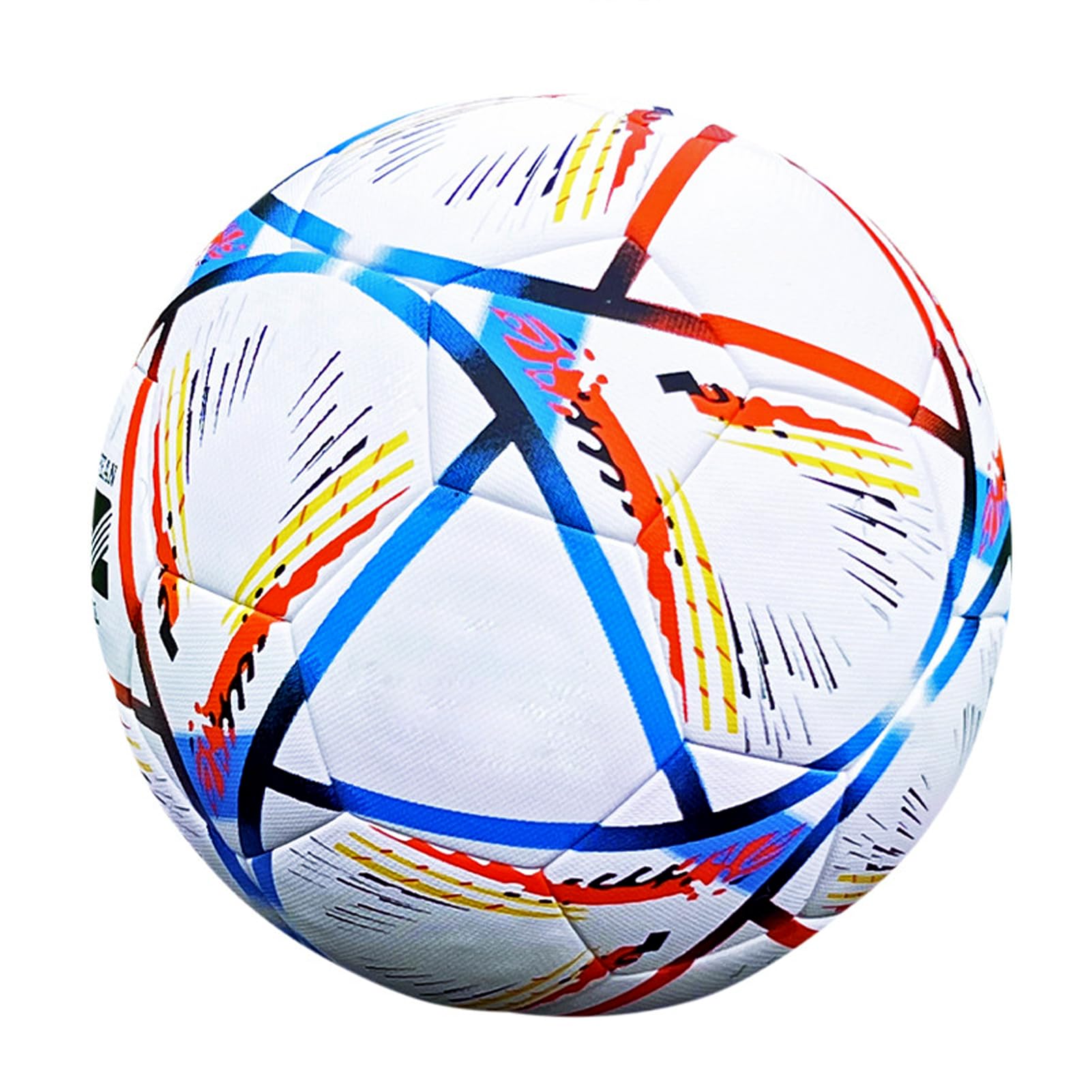 YHOME Size 5 Football Soccer Ball ，World Cup Quality Champions League Quality Soccer Ball Thermally Bonded Match Ball,Official Match Weight- Long Lasting Professional High Grade PU Leather