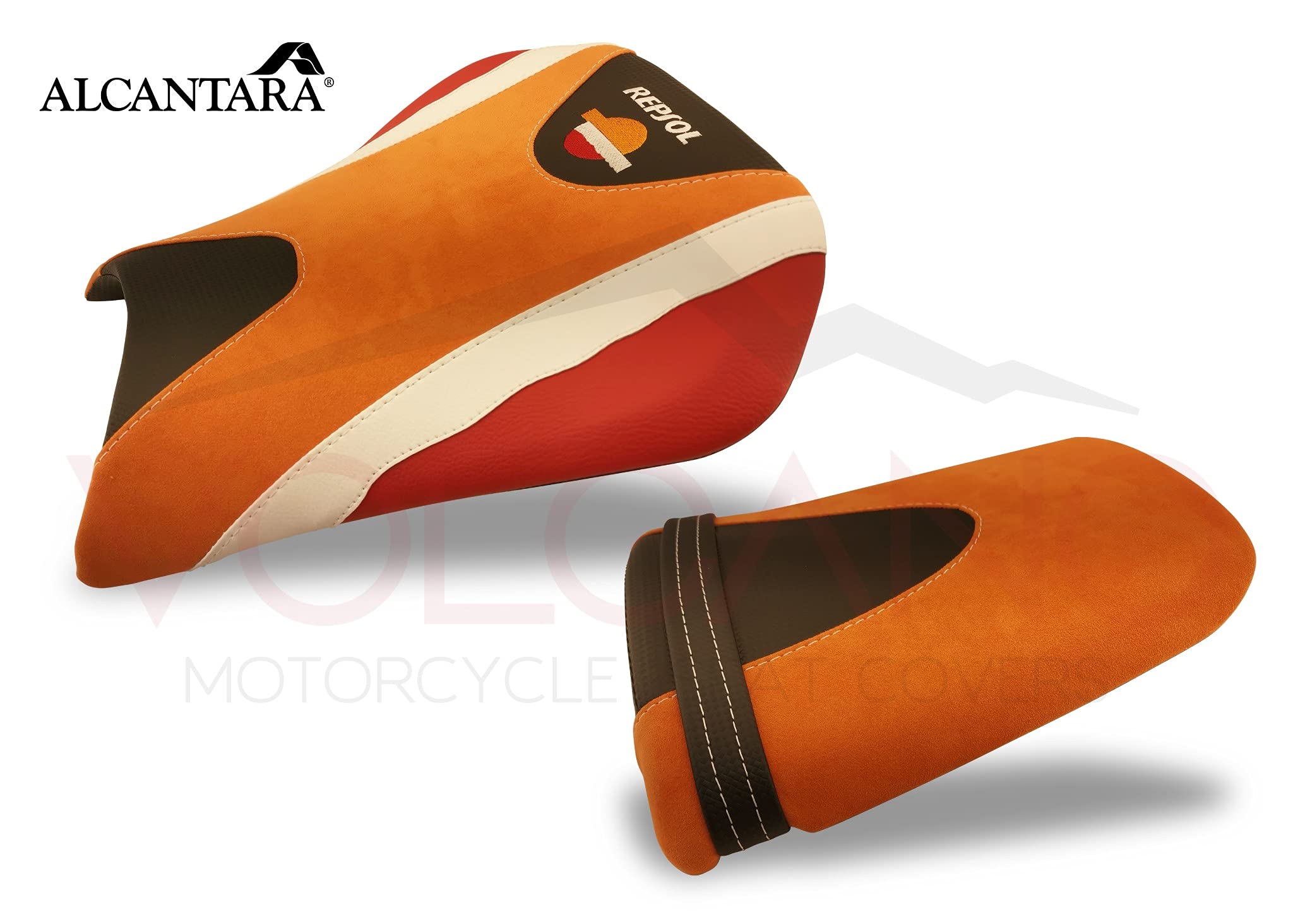 Volcano Italia Seat Covers Set Non-Slip Repsol For Honda CBR600RR 2005-2006