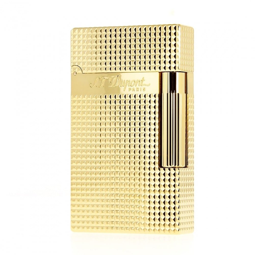 S.T. DupontLigne 2 Diamond Head Gold Lighter - Gold 16284