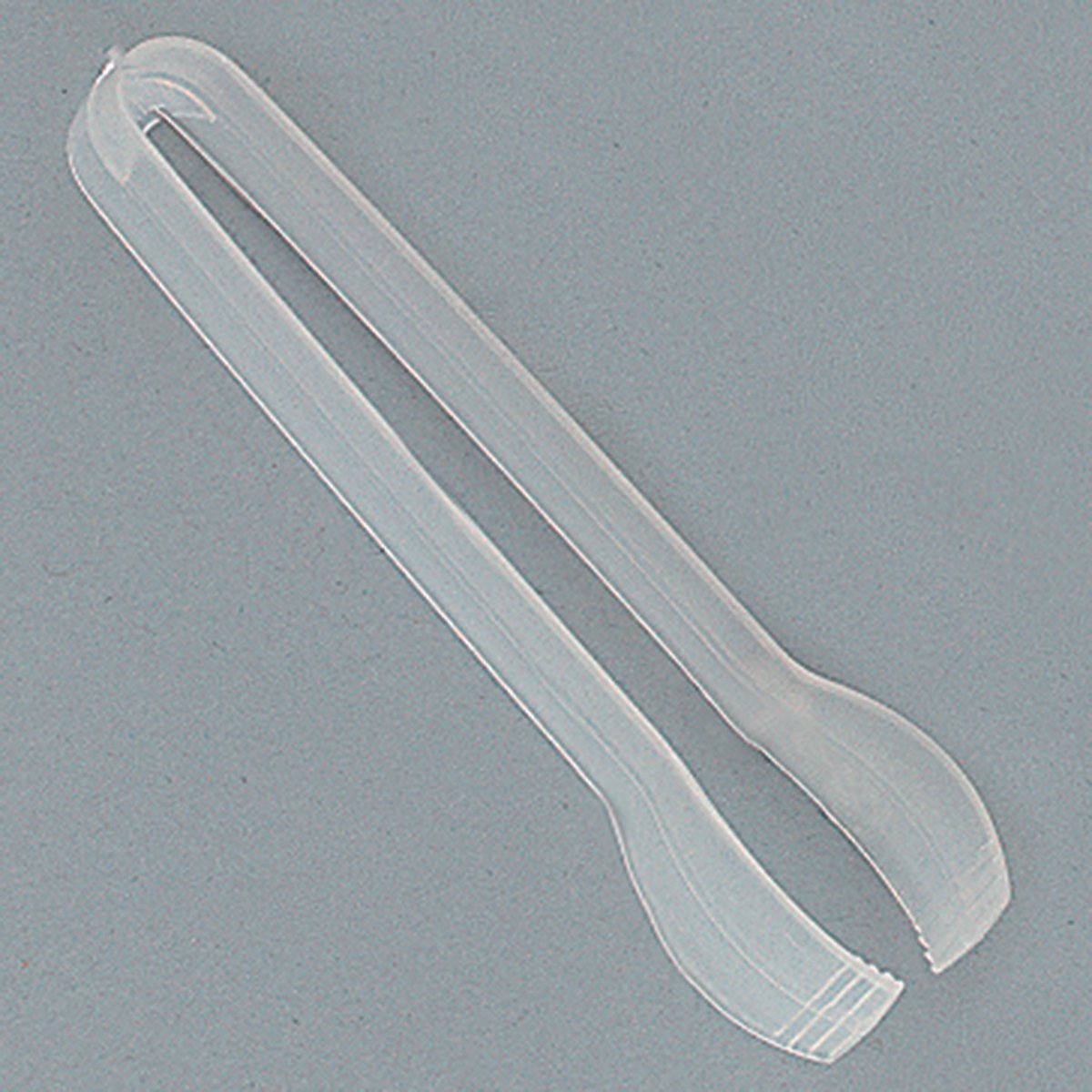 Mini Clear Plastic Tongs - 5.5" x 10" (12 Count) – Sturdy & Reusable – Perfect For Parties, Catering & Food Services