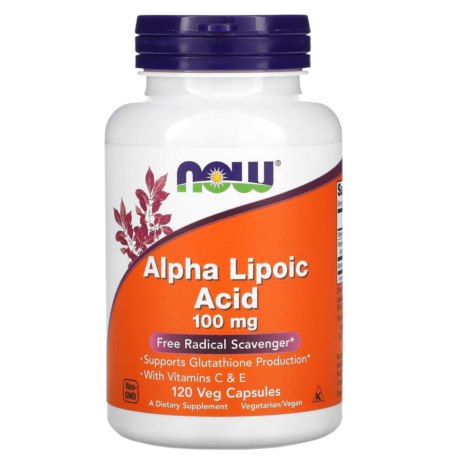 NOW FoodsAlpha Lipoic Acid 100mg 120 Vcaps