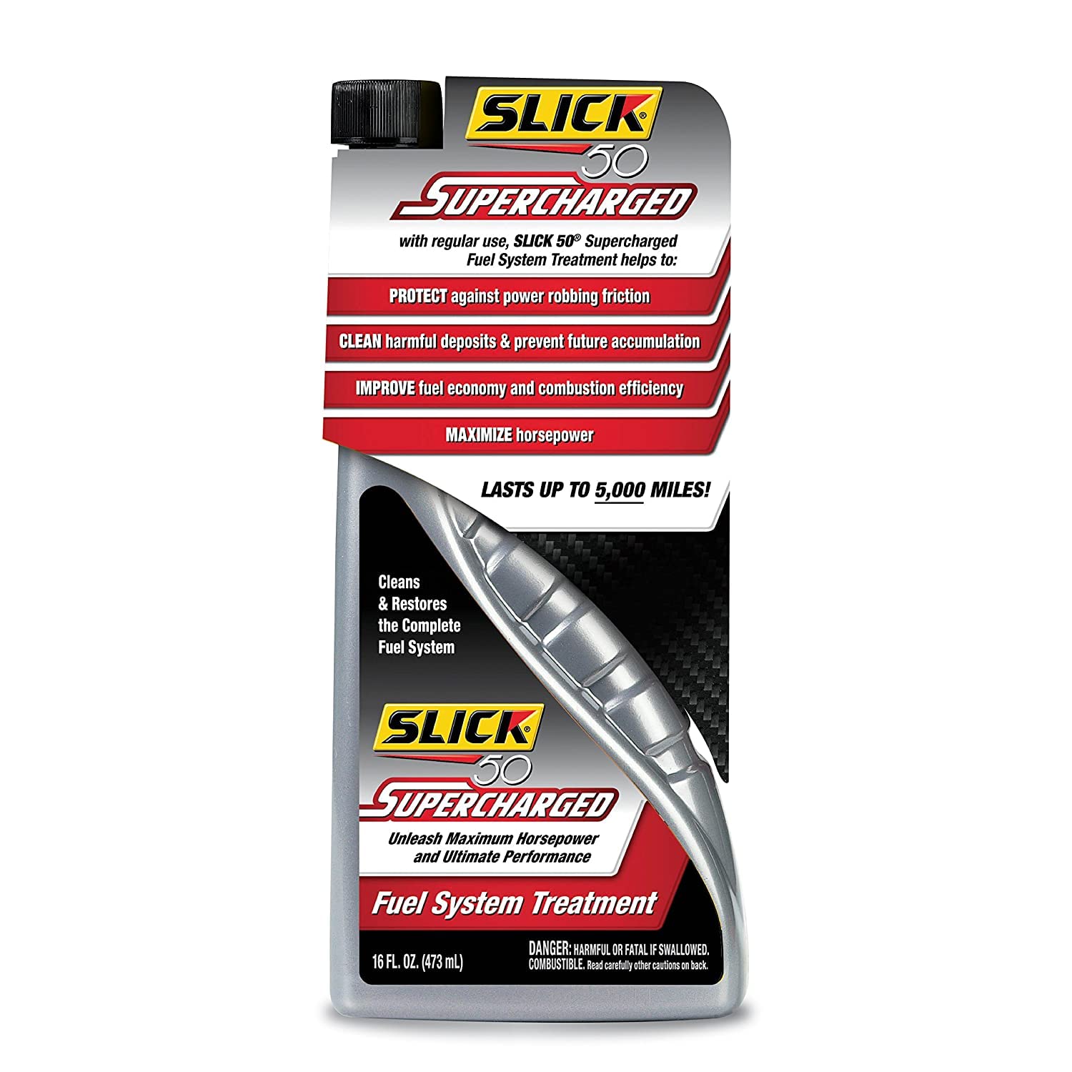 Slick 5040206016 Supercharged Fuel System Treatment, 16-Ounce