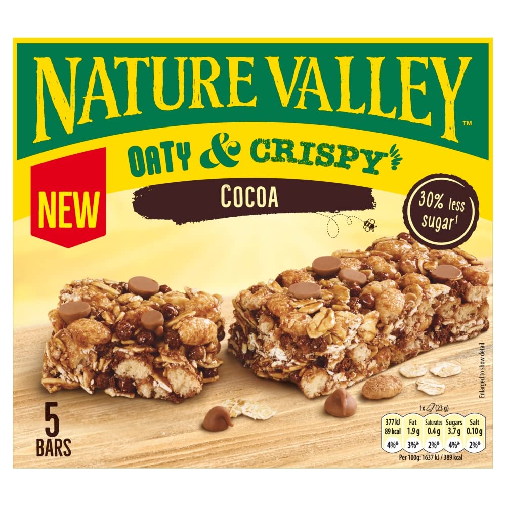 Nature Valley Oaty & Crispy Cocoa Bars 5 x 23g (115g)