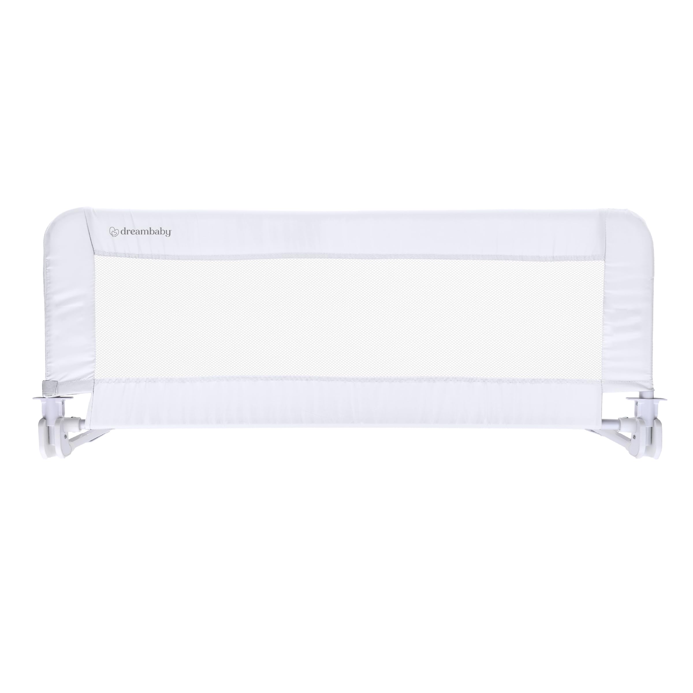 Dreambaby Phoenix Toddler Bed Rail - Foldable & Portable Bed Safety Barrier - Suitable for Flat Bed Bases Up to King Size Mattress - Measures 110cm Wide x 45.5cm Tall - White - Model F719