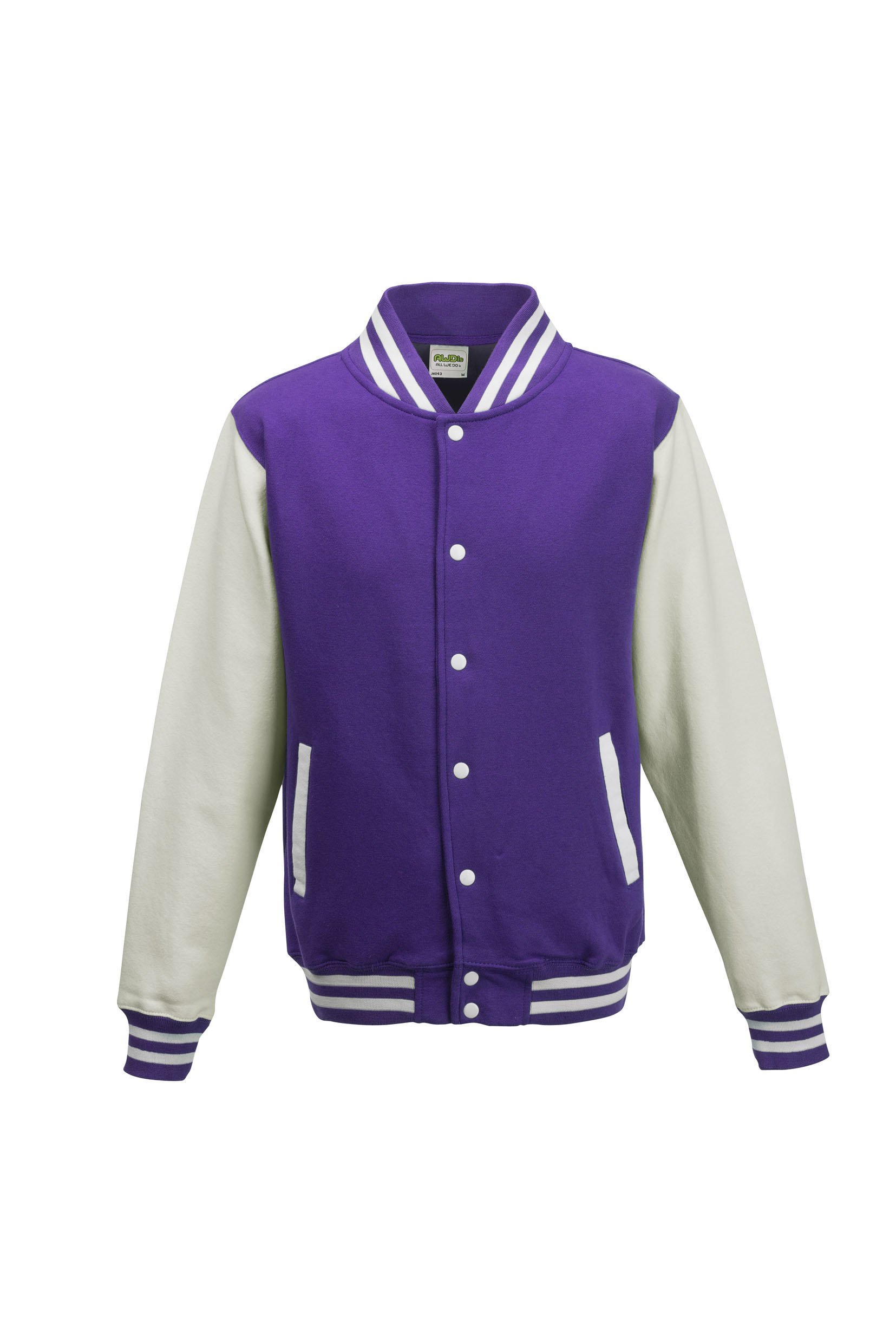 AWDisVarsity Jkt Purple/white