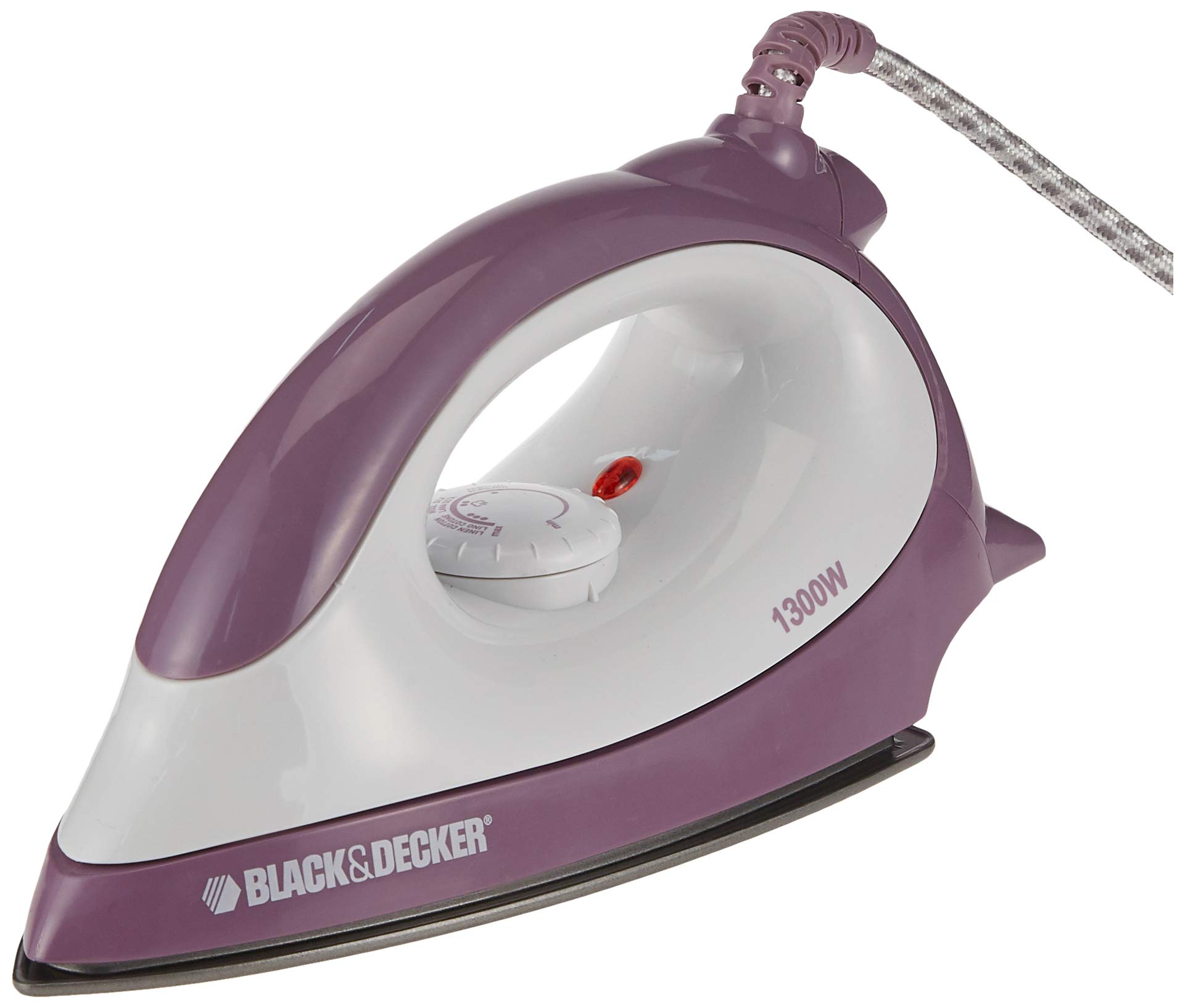 Black & Decker F1500 Dry Iron, Purple"Min 1 year manufacturer warranty"