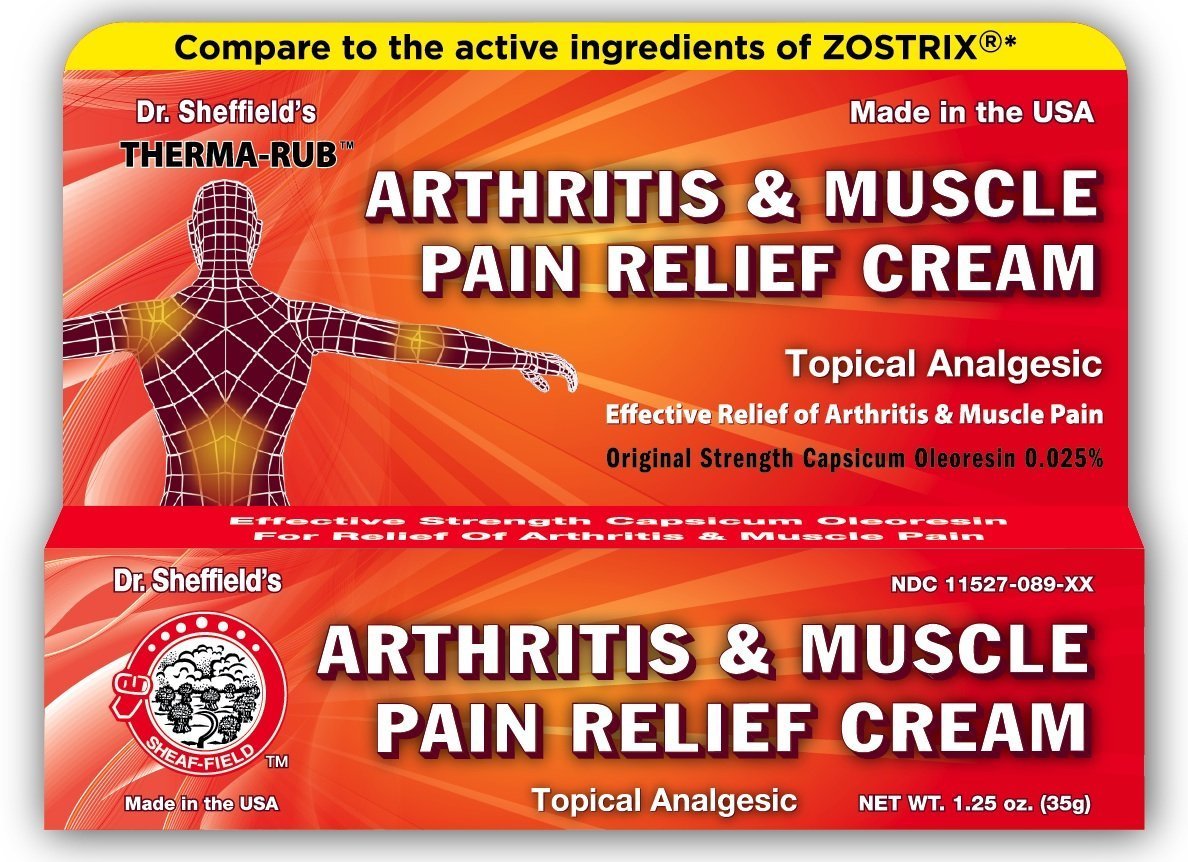 Dr. Sheffields Arthritis & Muscle Pain Relief, Therma Rub