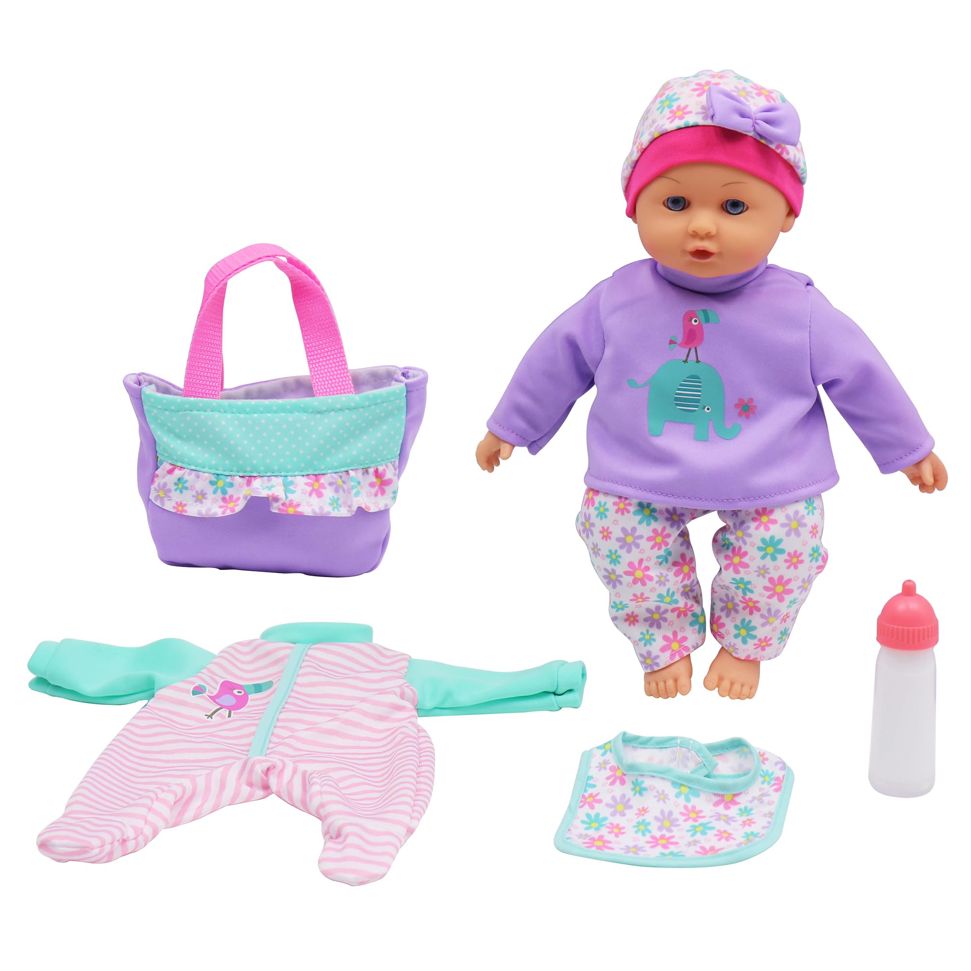 DREAM COLLECTIONBaby Keepsake Gift Set - Lifelike Baby Doll and Accessories for Realistic Pretend Play, Hard Body - 14”