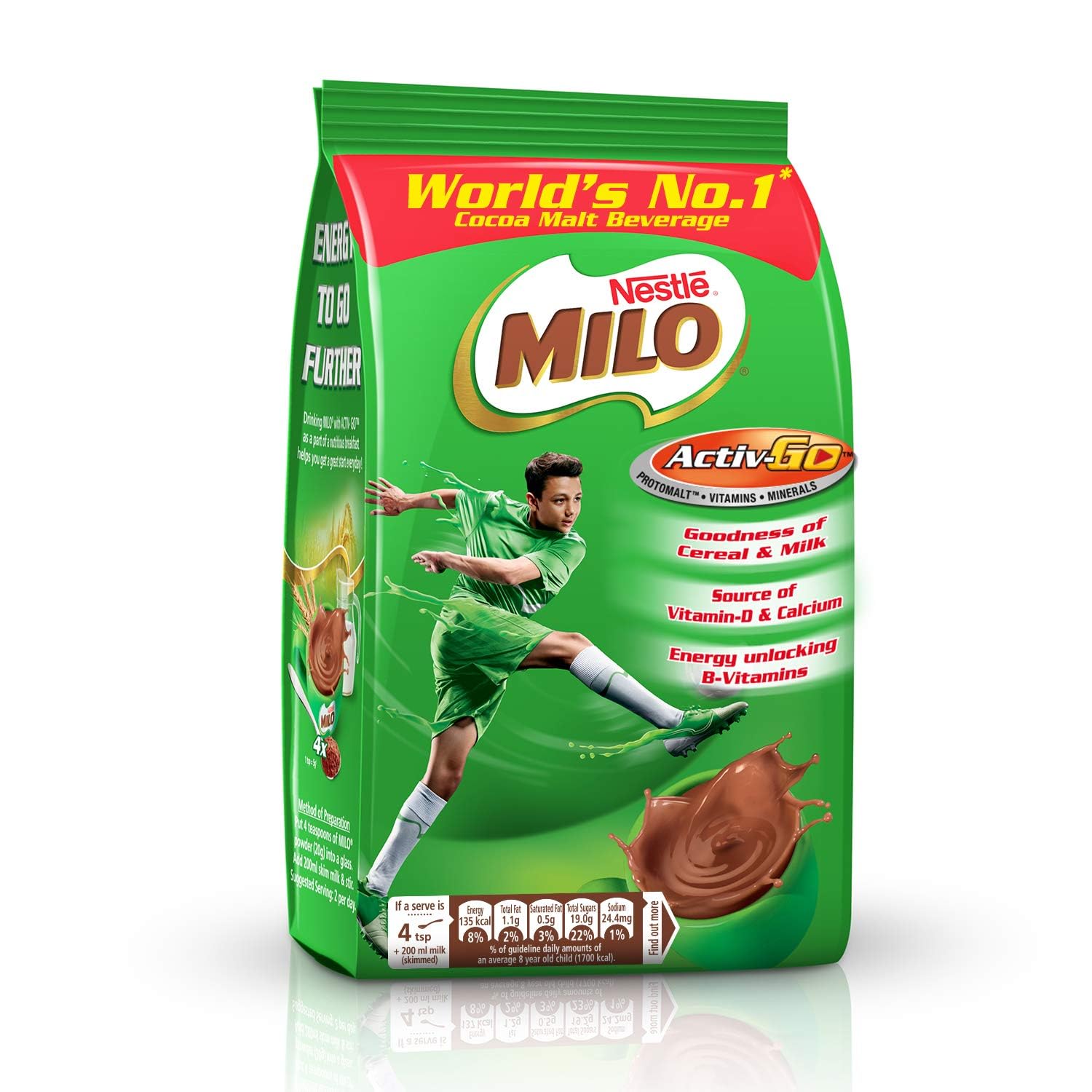 Milo Active Go Pouch 400g (Imported)