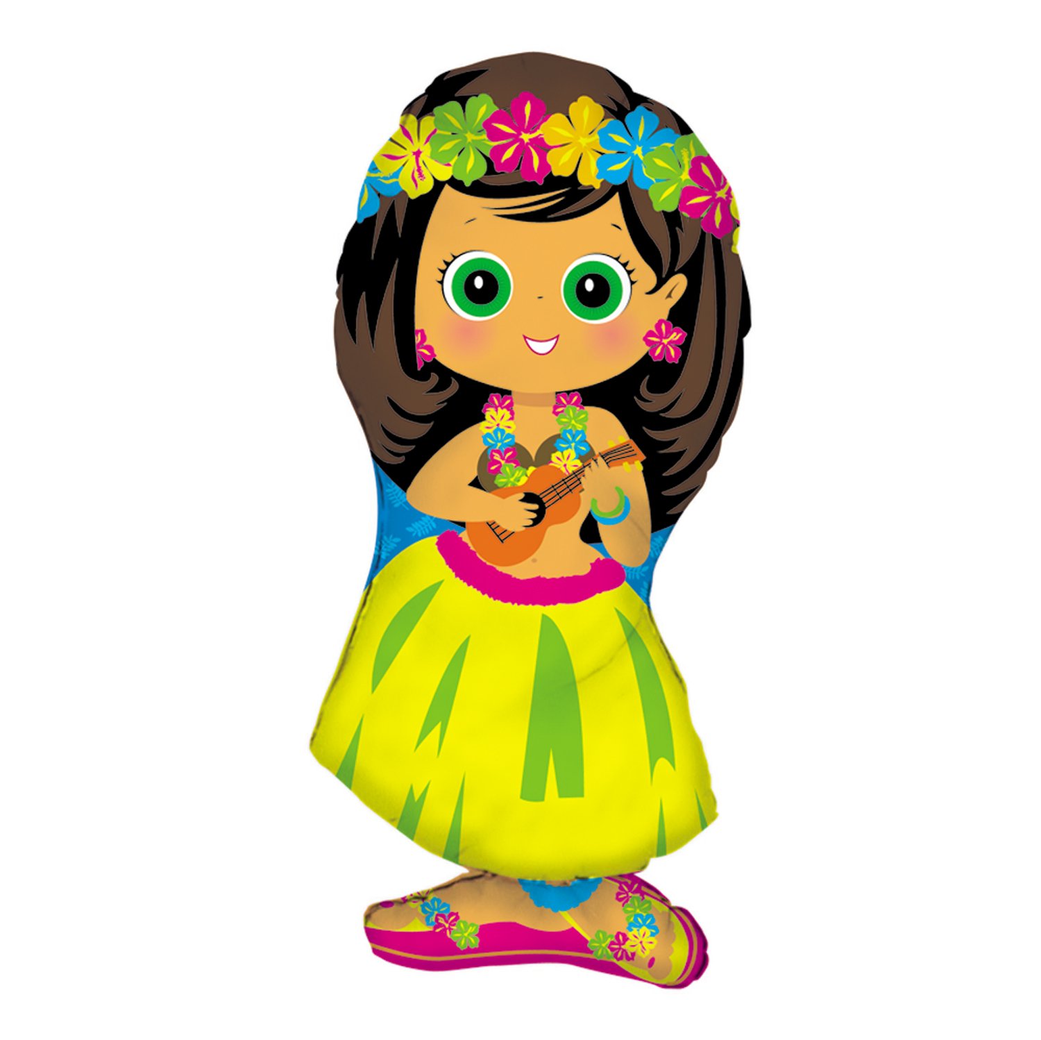 Hula Girl Shaped 34in Balloon