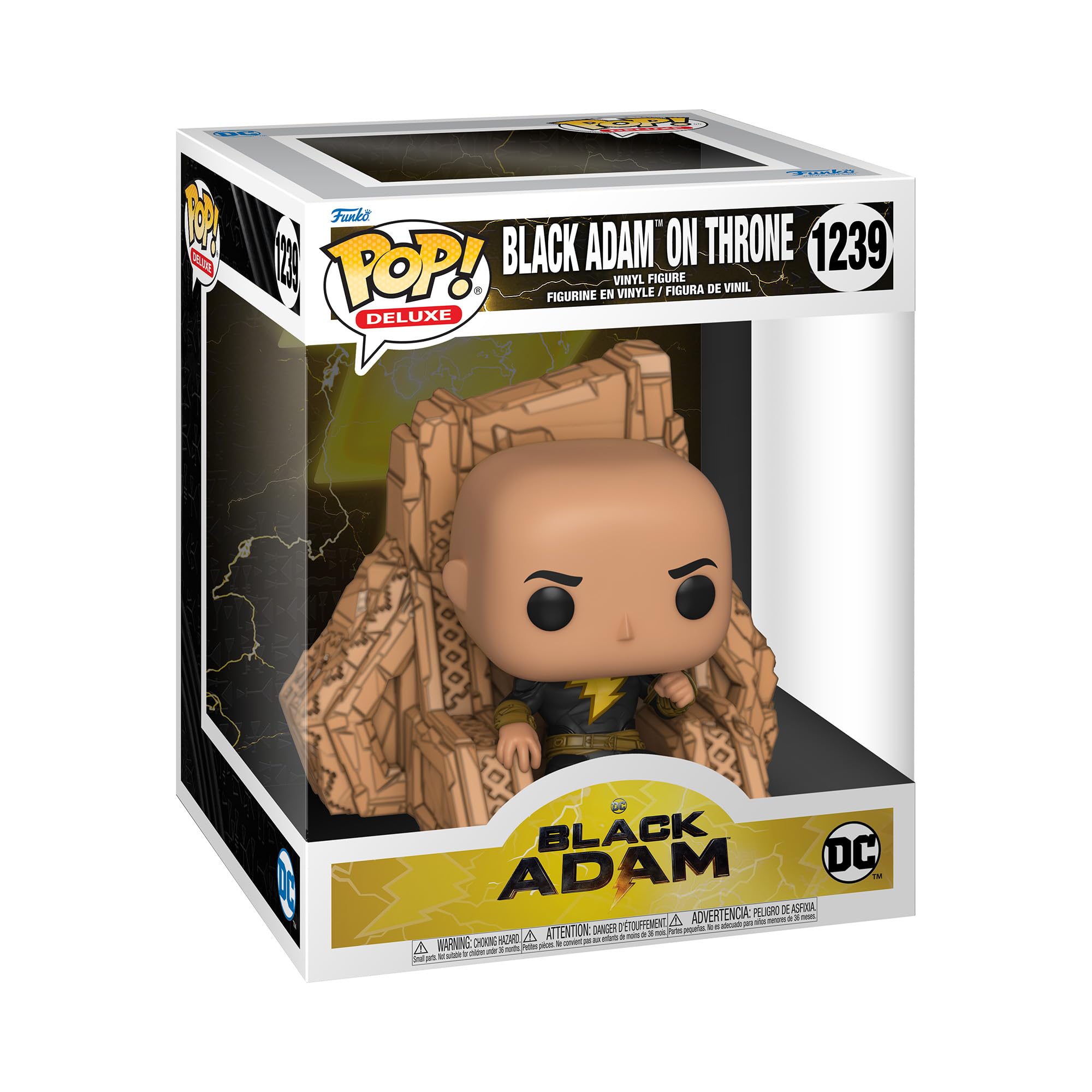 FUNKO POP! DELUXE: Black Adam - Black Adam on Throne