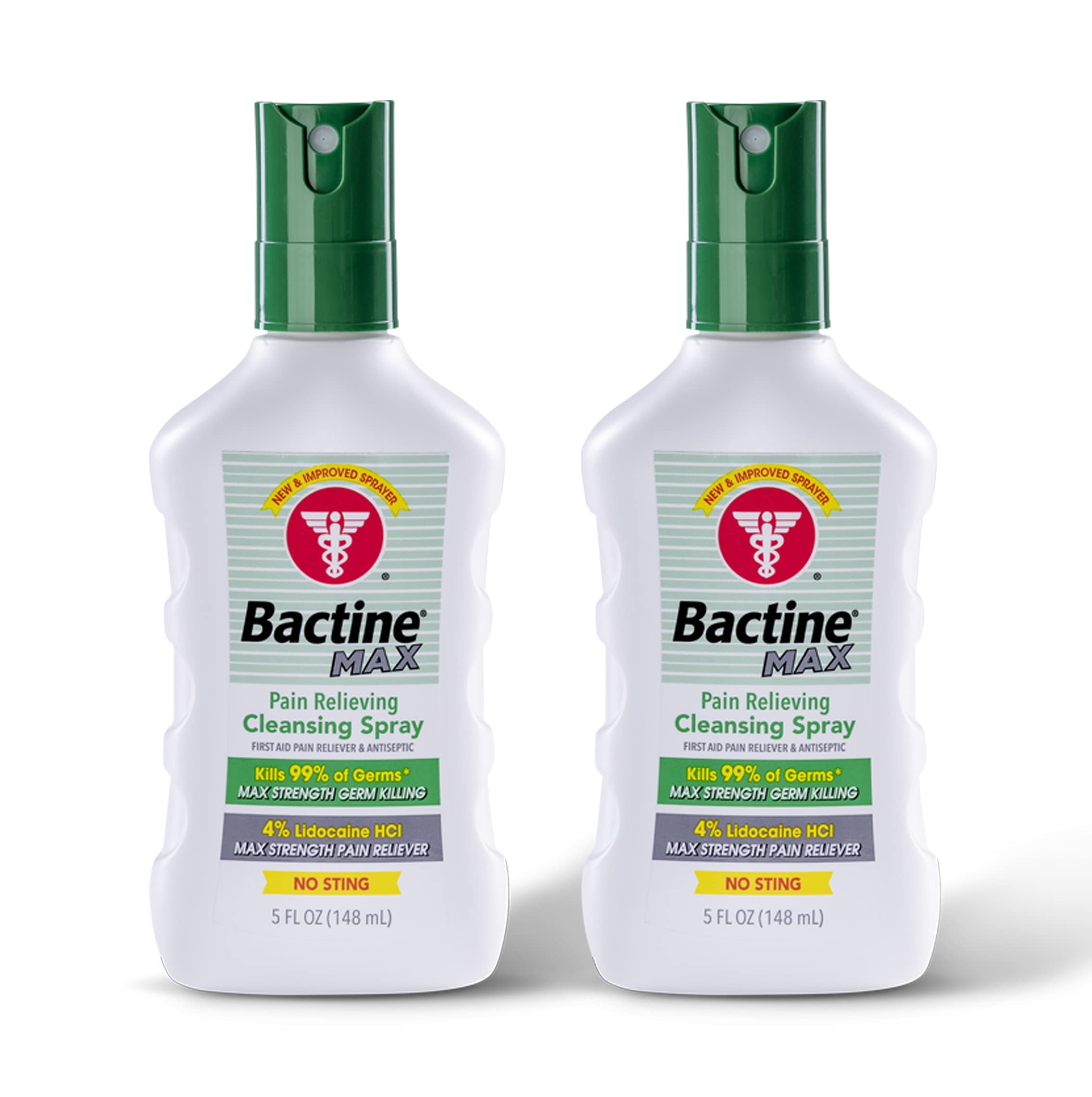 BactineMax 5 oz Pain Relieving Spray 2 pk