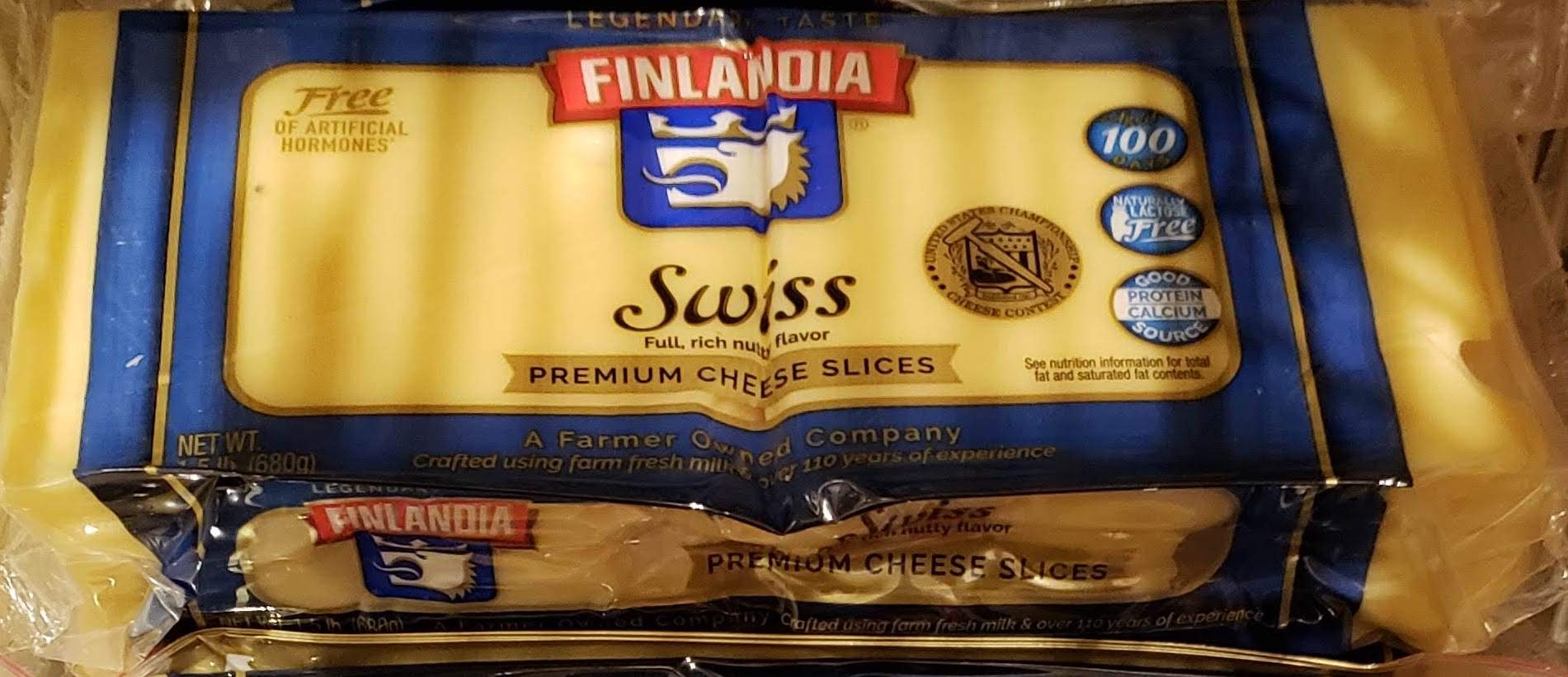 Finlandia SWISS PREMIUM CHEESE SLICED 1.5 lbs