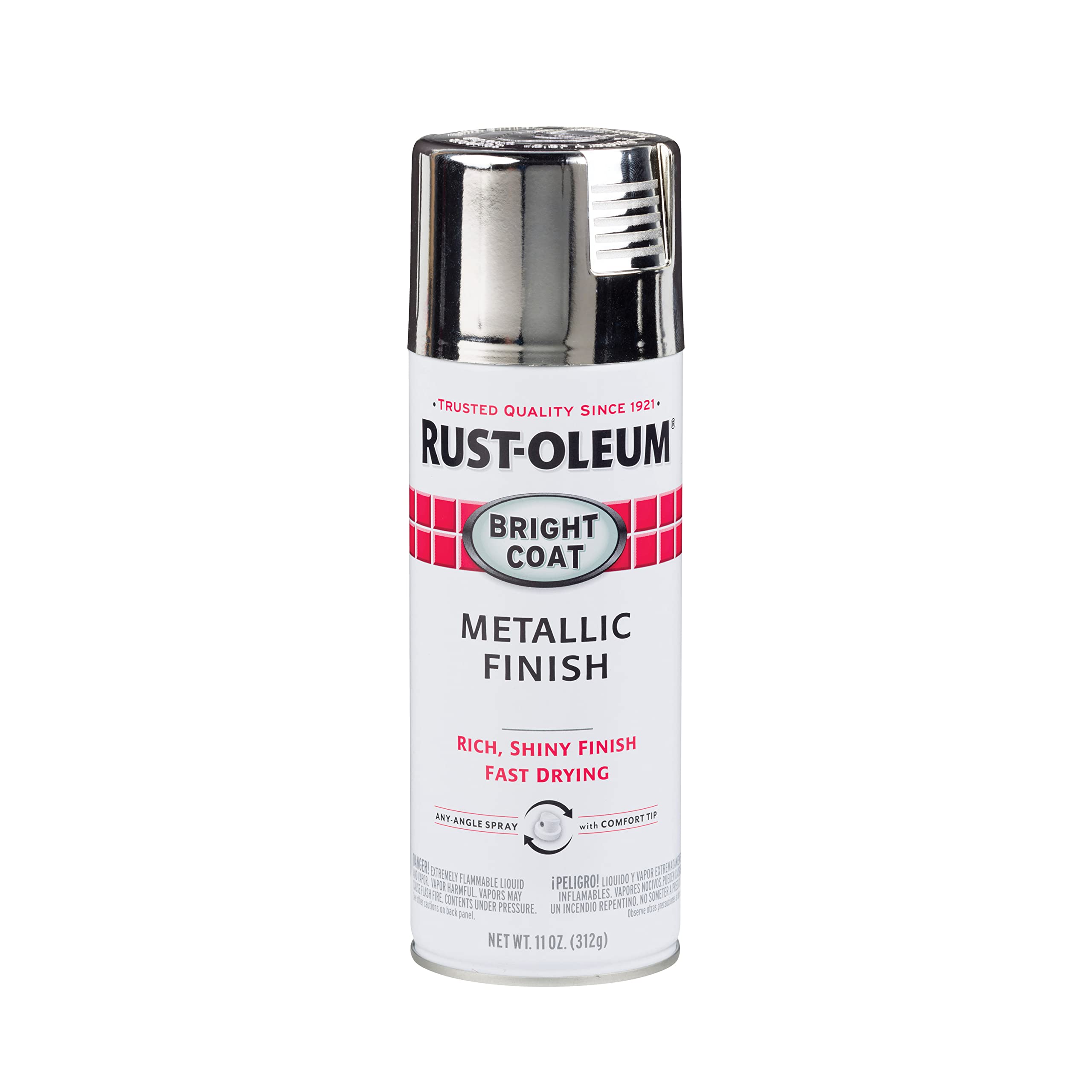 Rust-OlEUm Stops Rust Bright Coat Metallic Finish Spray - 7718830-11 Oz, Chrome