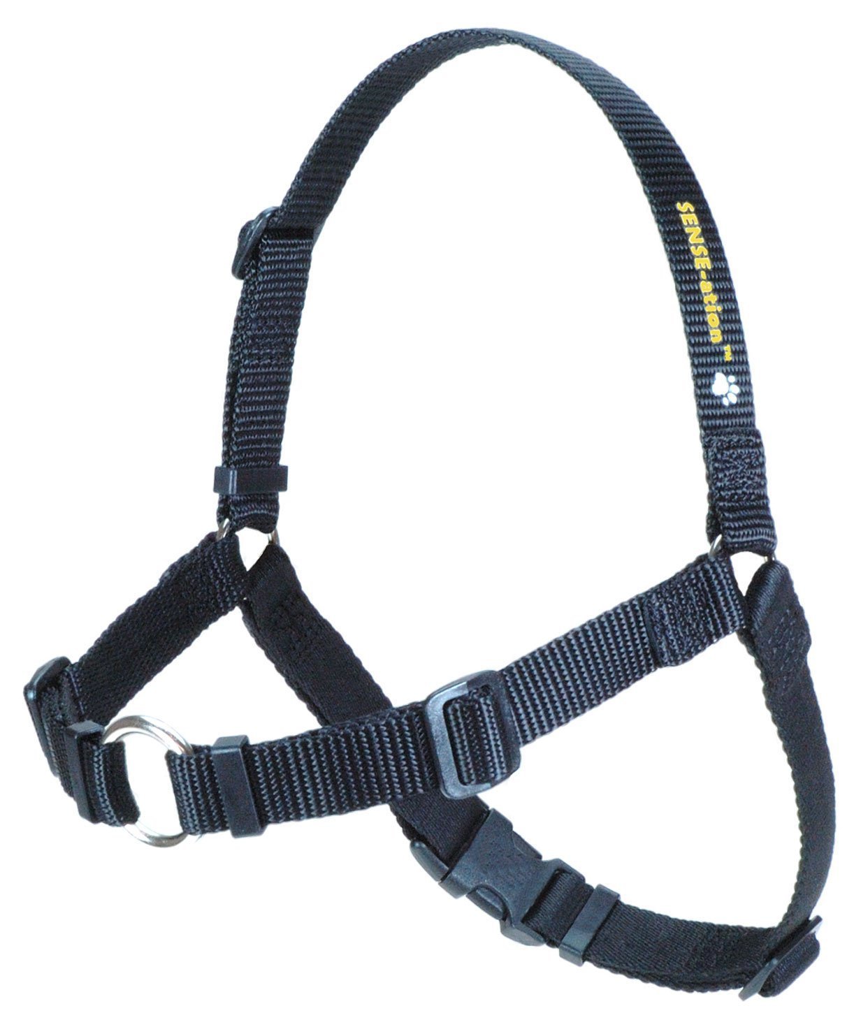 Sense-ation No-Pull Dog Harness - Black Medium/Large (Narrow)