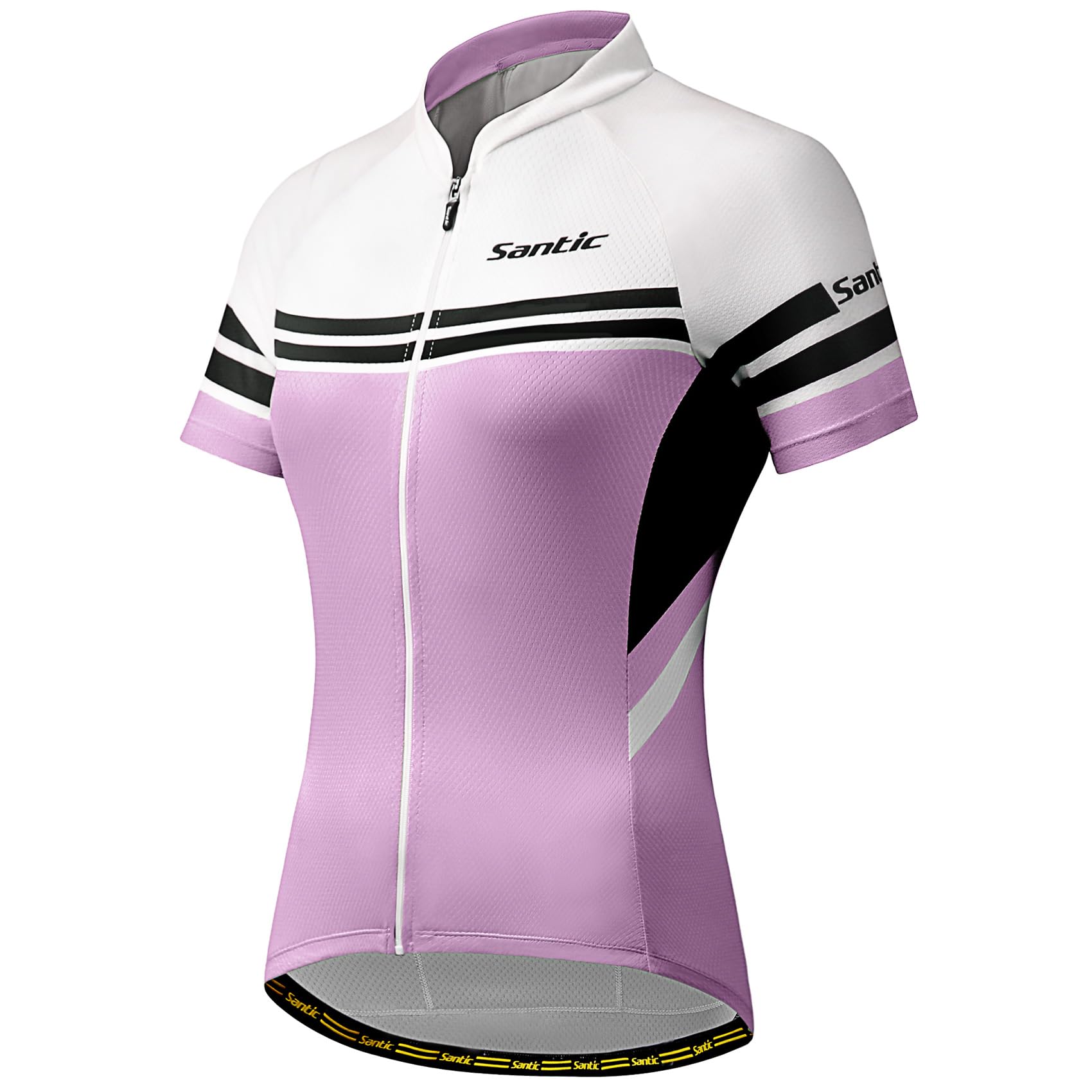 SanticWomen Cycling Jersey Short Sleeve Ladies Bike Jerseys Biking Shirts