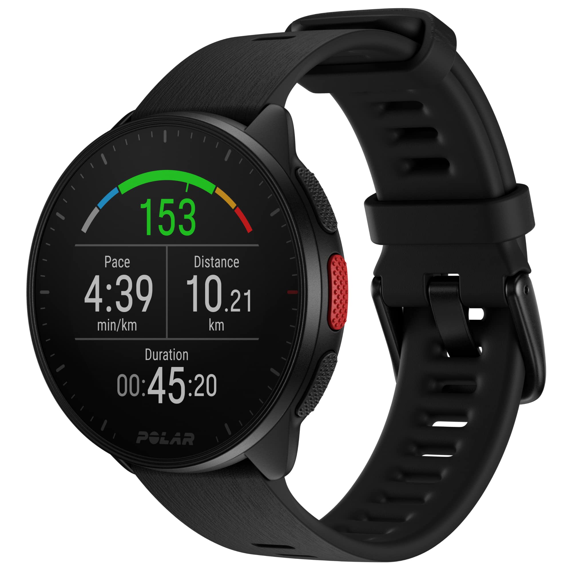 PolarPacer - GPS Running Watch - High-Speed Processor - Ultra-Light - Bright Display