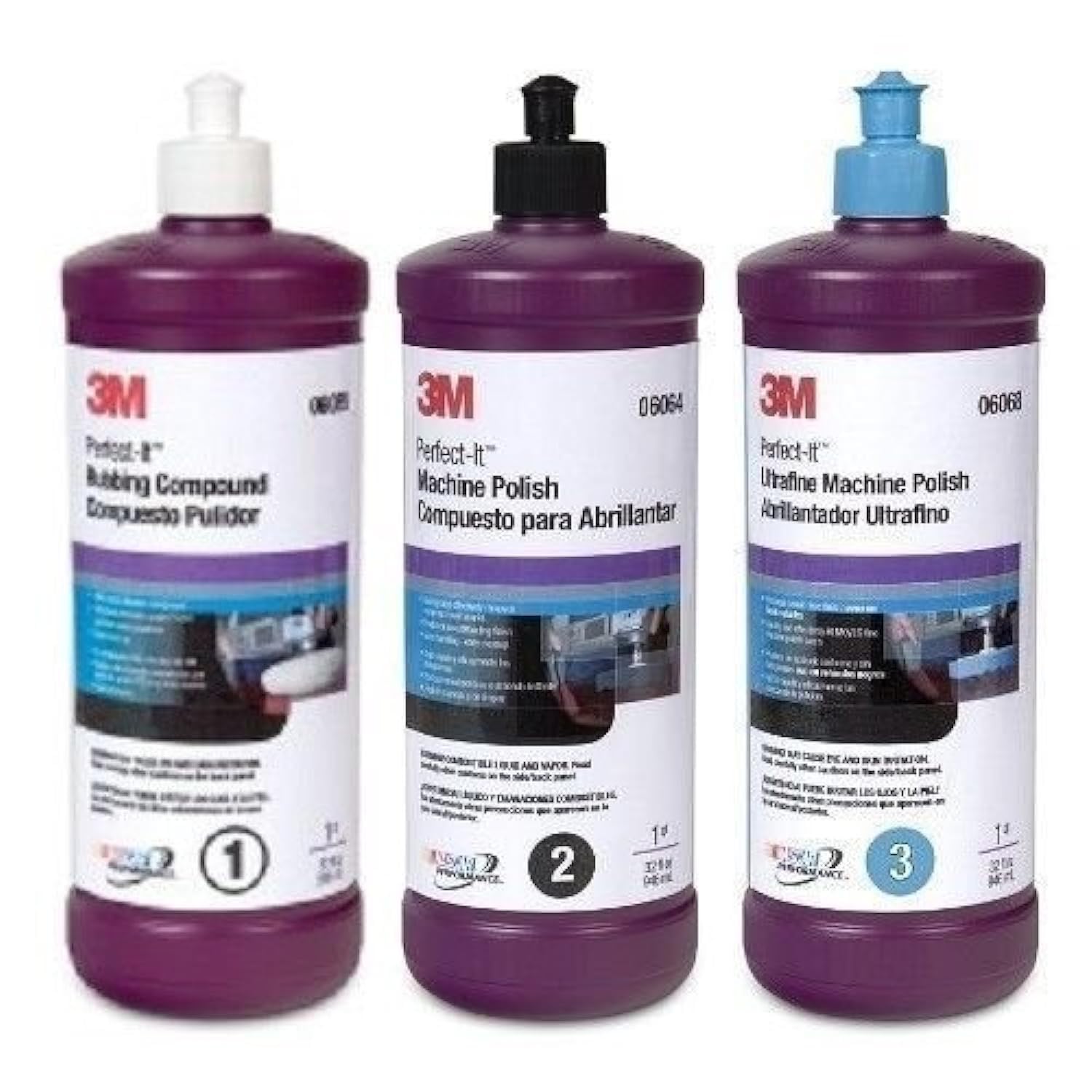 1Pk - 3M - Perfect It Buffing & Polishing Compound 06085 06064 06068