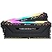 CORSAIR VENGEANCE RGB PRO DDR4 RAM 32GB (2x16GB) 3200MHz CL16-20-20-38 1.35V Intel AMD Desktop Computer Memory - Black (CMW16GX4M2C3200C16)