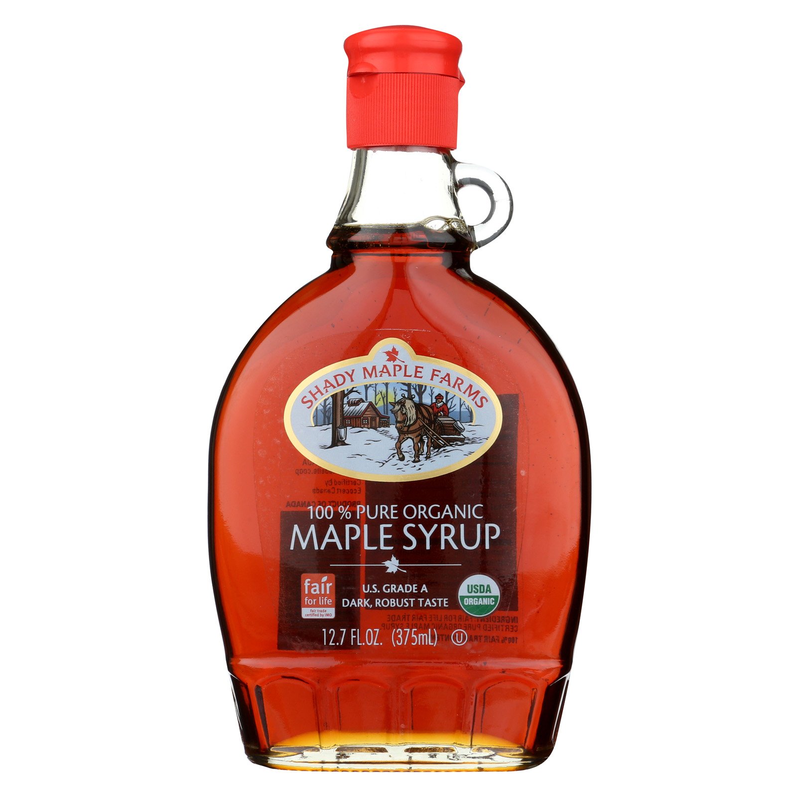 SHADY MAPLE FARM SYRUP MAPLE B GLSS ORG, 12.7 OZ