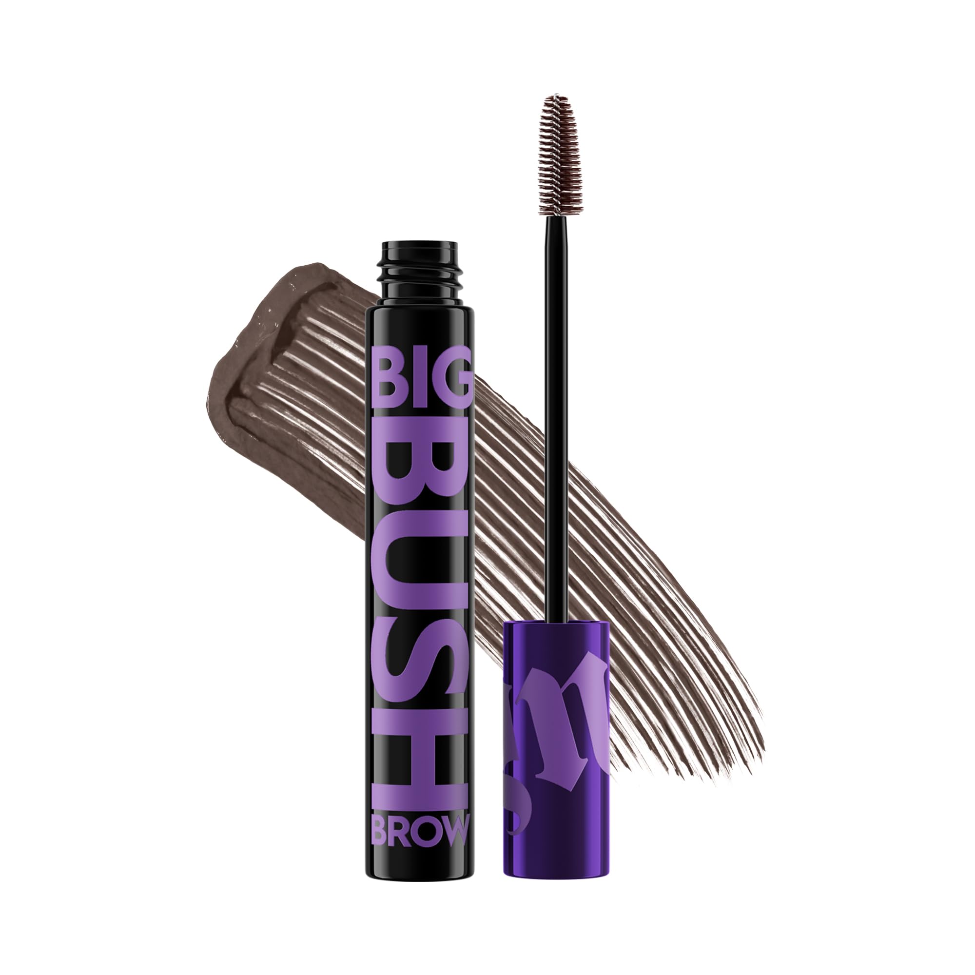 Urban Decay Big Bush Volumizing Tinted Brow Gel, Waterproof, Smudge-Resistant, Flake-Resistant, Buildable Brow Gel Fibers, Long-lasting, Up to 24 HR Hold, Nourishing Castor Oil, Vegan - 0.19 fl oz