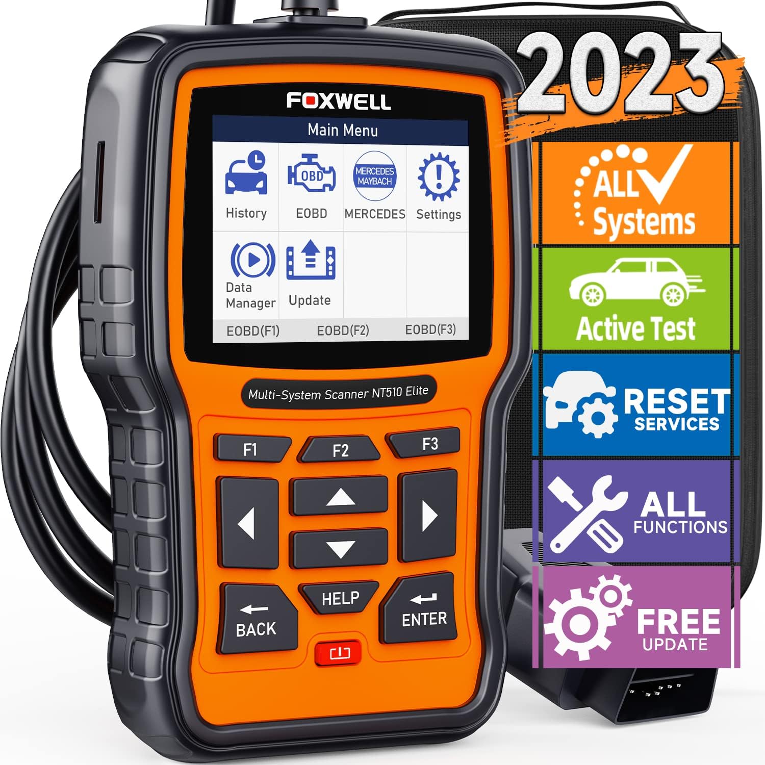 FoxwellNT510 OBD2 Diagnostic Tool for Benz Vehicles