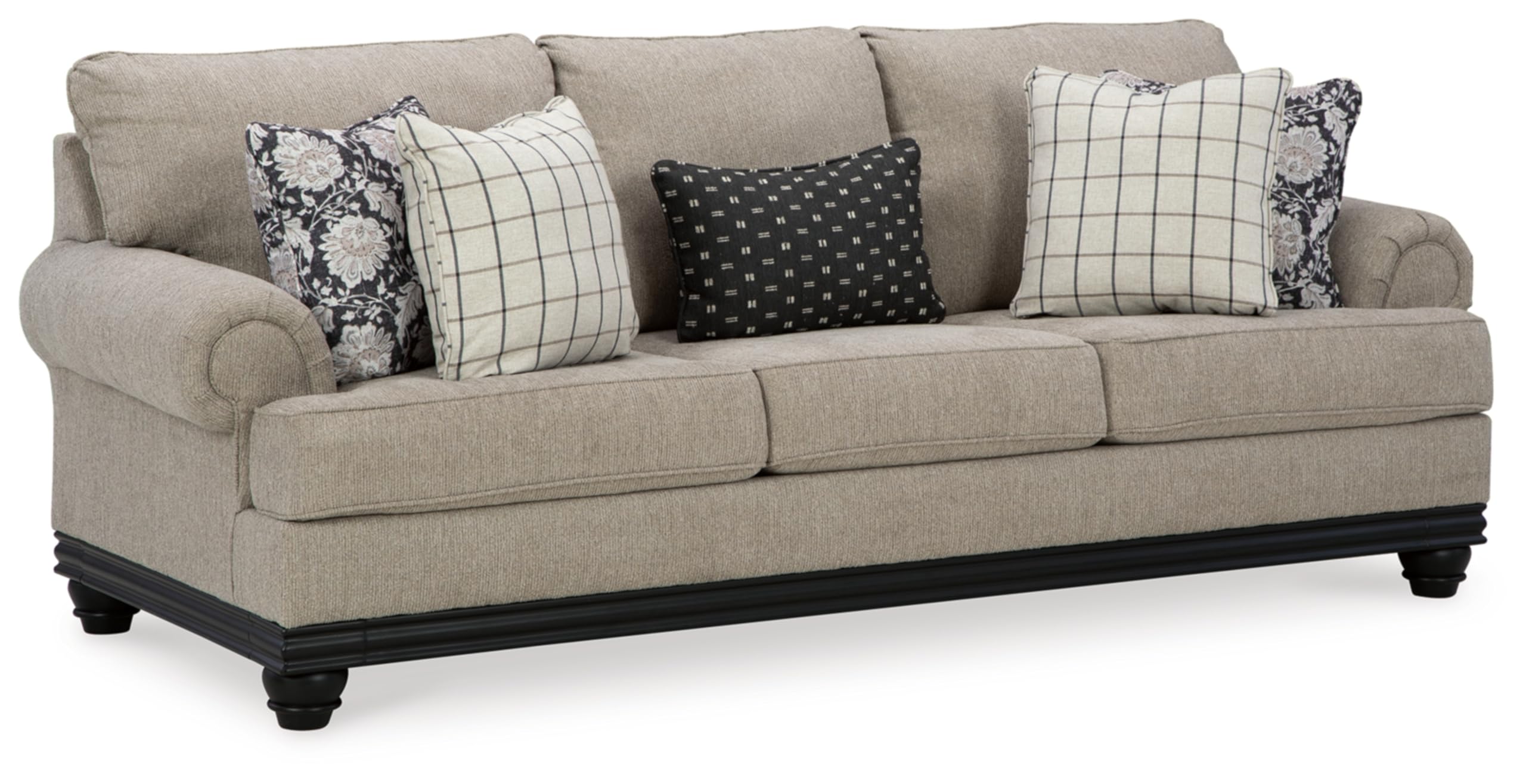 Signature Design by AshleyElbiani Classic Sofa for Living Room, Light Gray