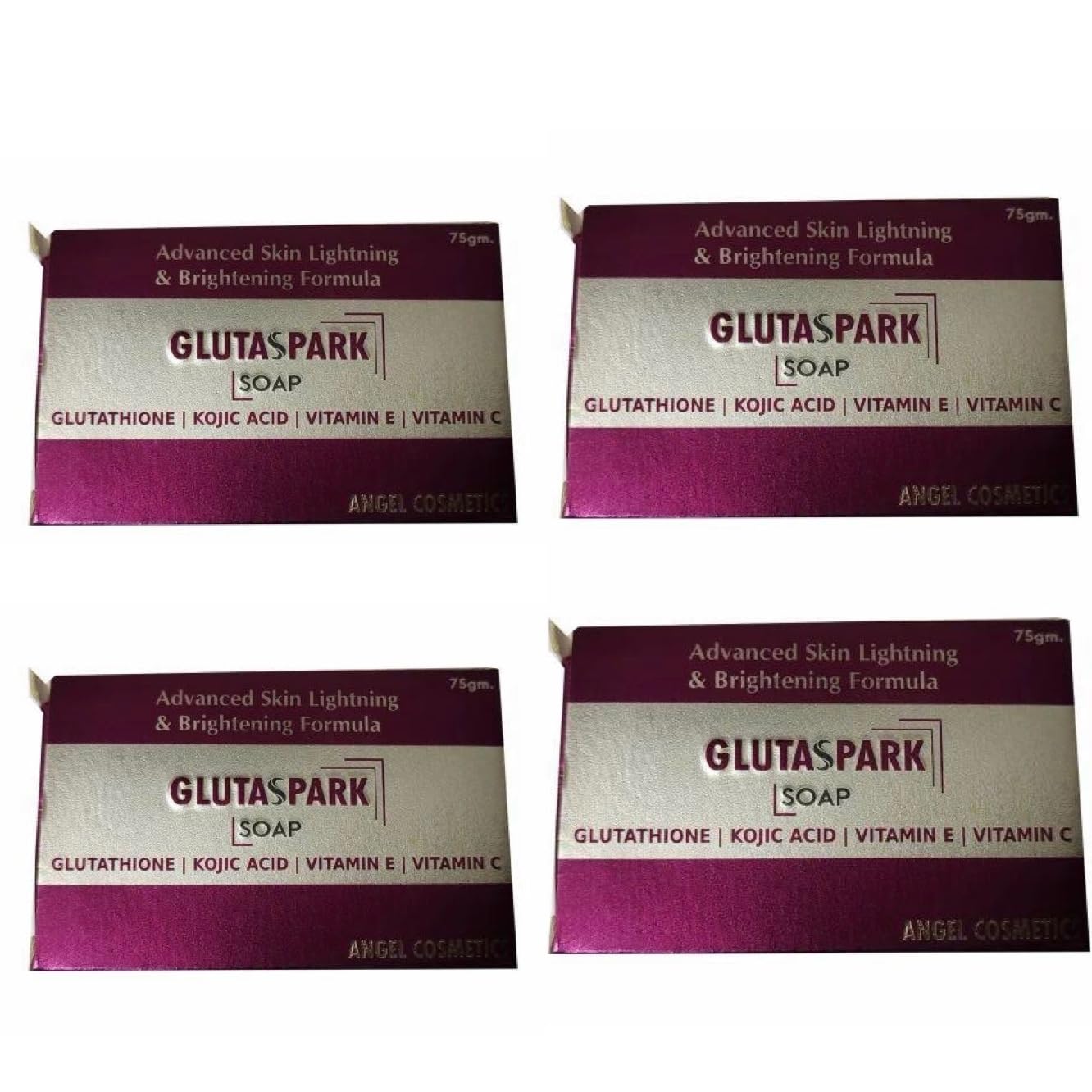 Gluta Spark Soap 75gm Pack of - 4