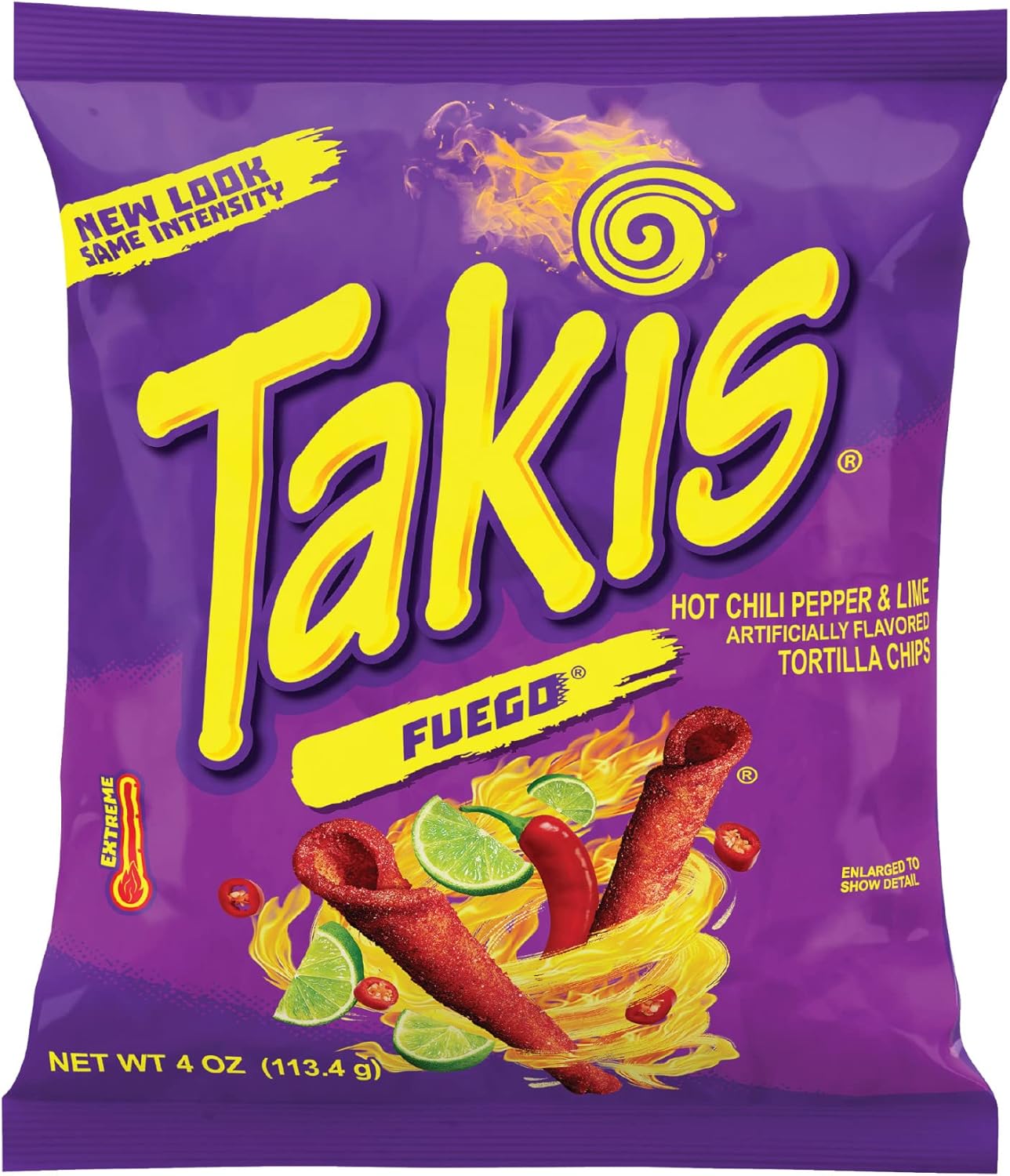 Takis Hot Chilli Paper and Lime Tortilla Chips, 113.4 gm : Buy Online ...