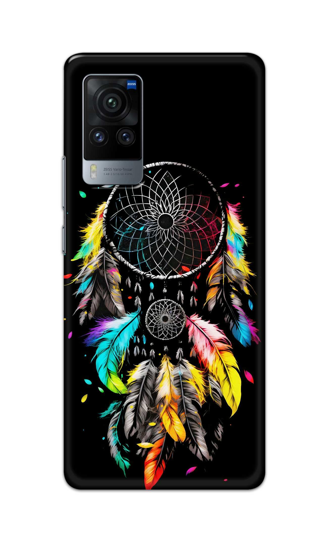 PRINTFIDAA® Printed Hard Back Cover for Vivo X60 Pro Back Cover (Dream Catcher) -190724(DL)