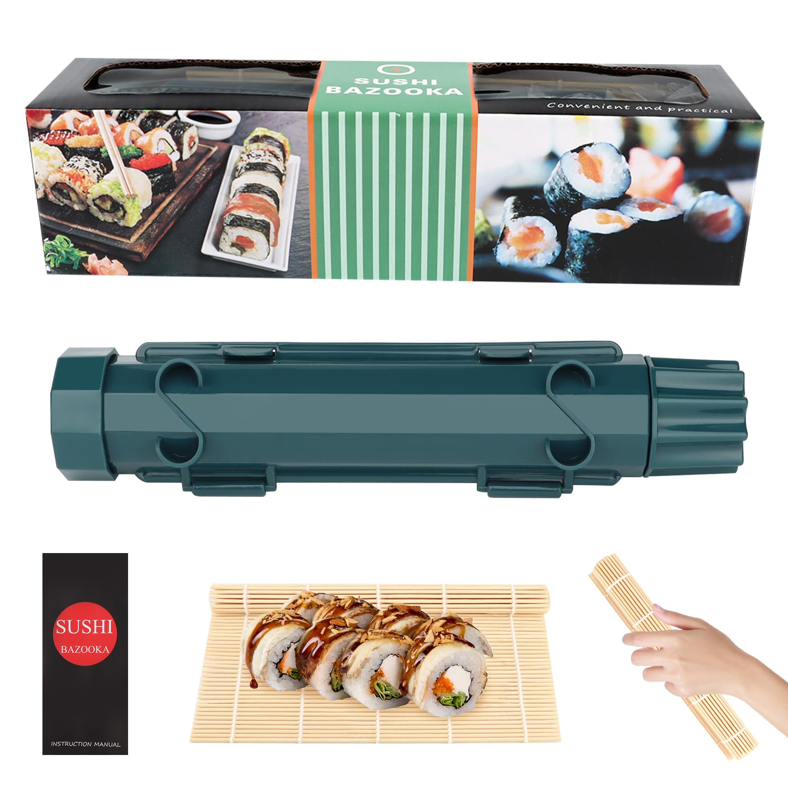 VMUTGA Sushi Maker Bazooka, Sushi Set to Make Yourself