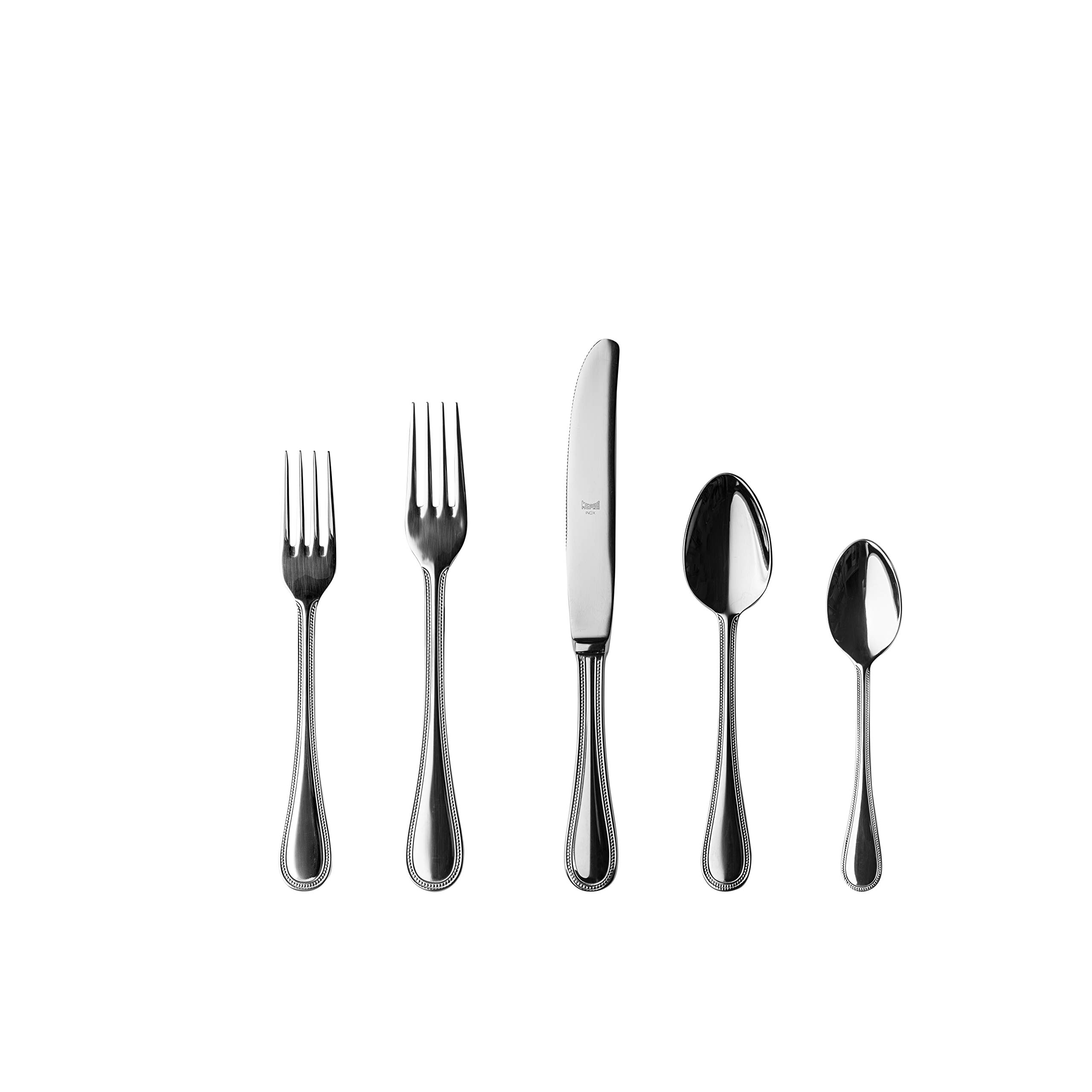 Mepra 1 Place Setting 5 Pcs Perla, Stainless Steel