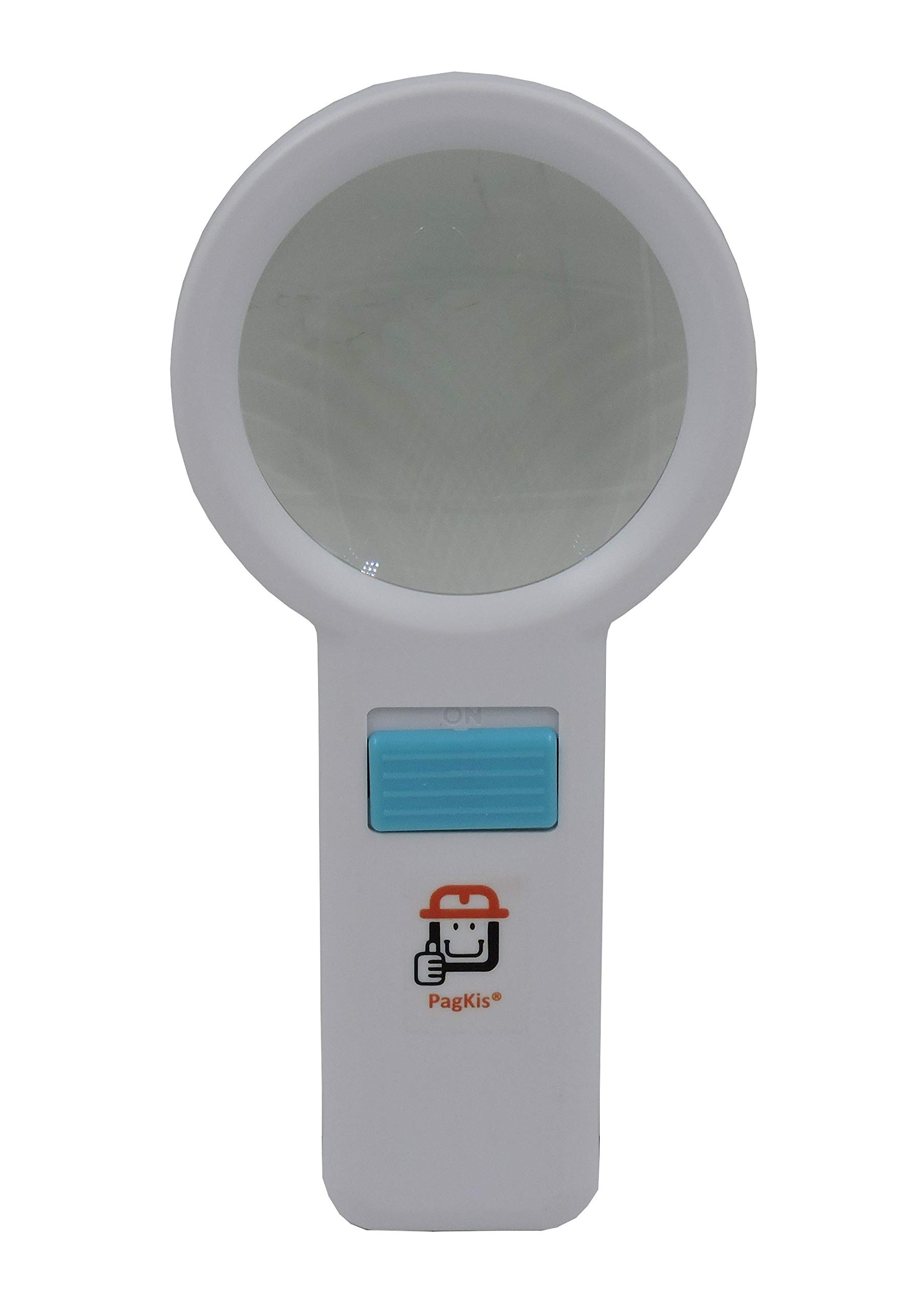 PagKis Handheld LED Reading Magnifier Lens - Magnifying Glass with Built in 10 LED Lights