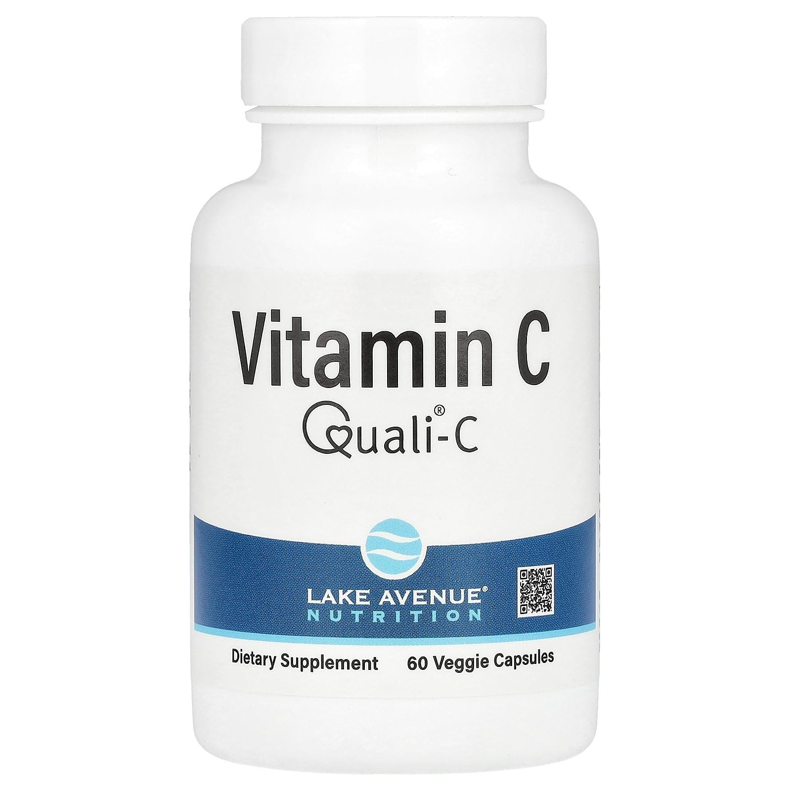 Lake AvenueNutrition Vitamin C (Quali-C, 1000mg, 60 Veggie Capsules)