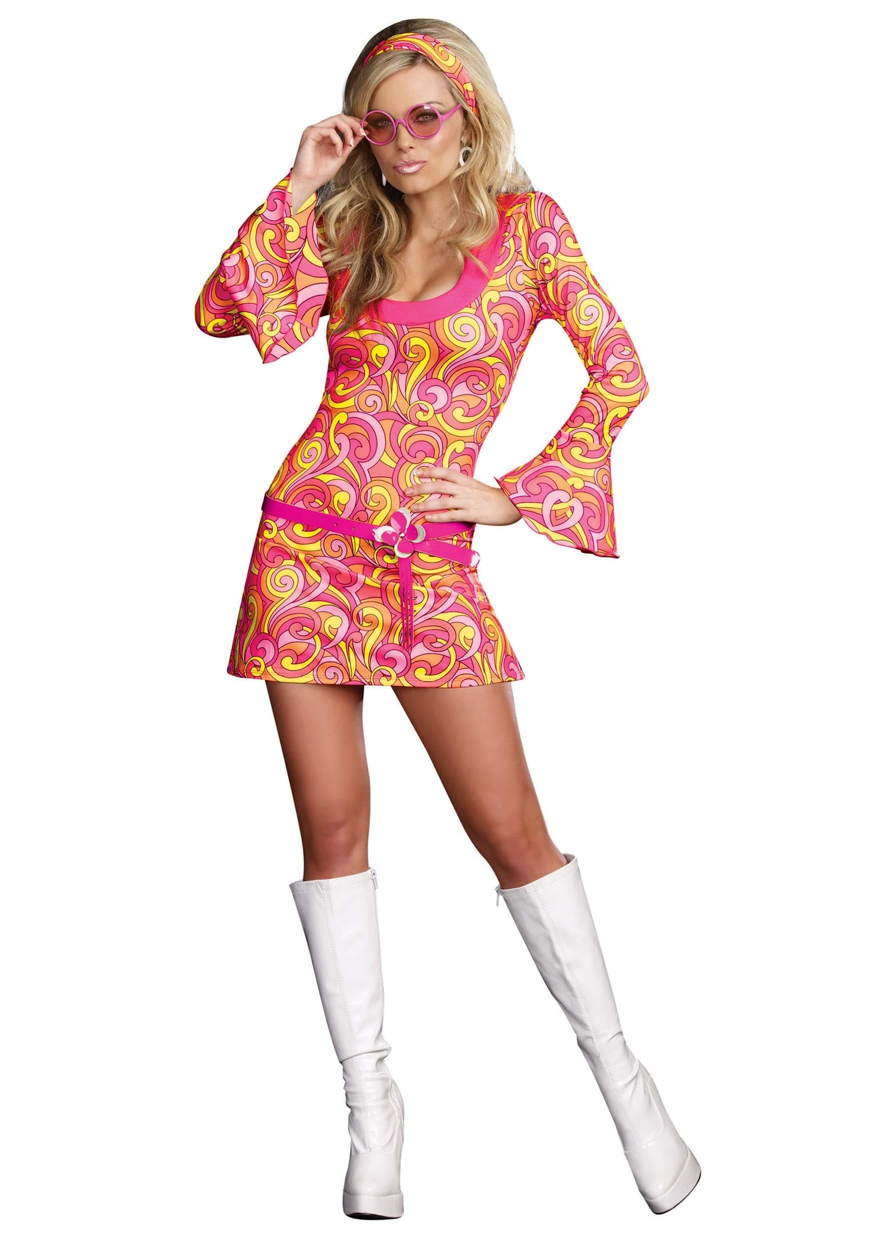 DreamgirlWomen's Go Go Gorgeous Costume, Multi, Medium