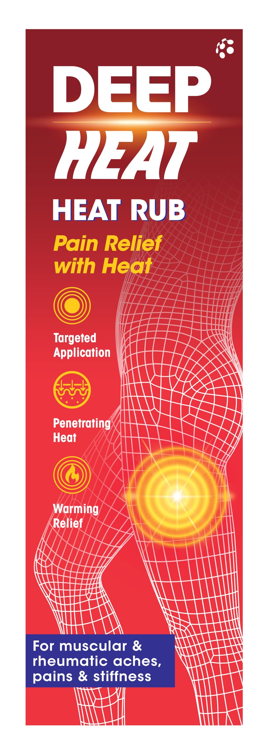 Deep Heat - Heat Rub, For Muscular & Rheumatic Aches, Pain and Stiffness, 100 g (Pack of 1)