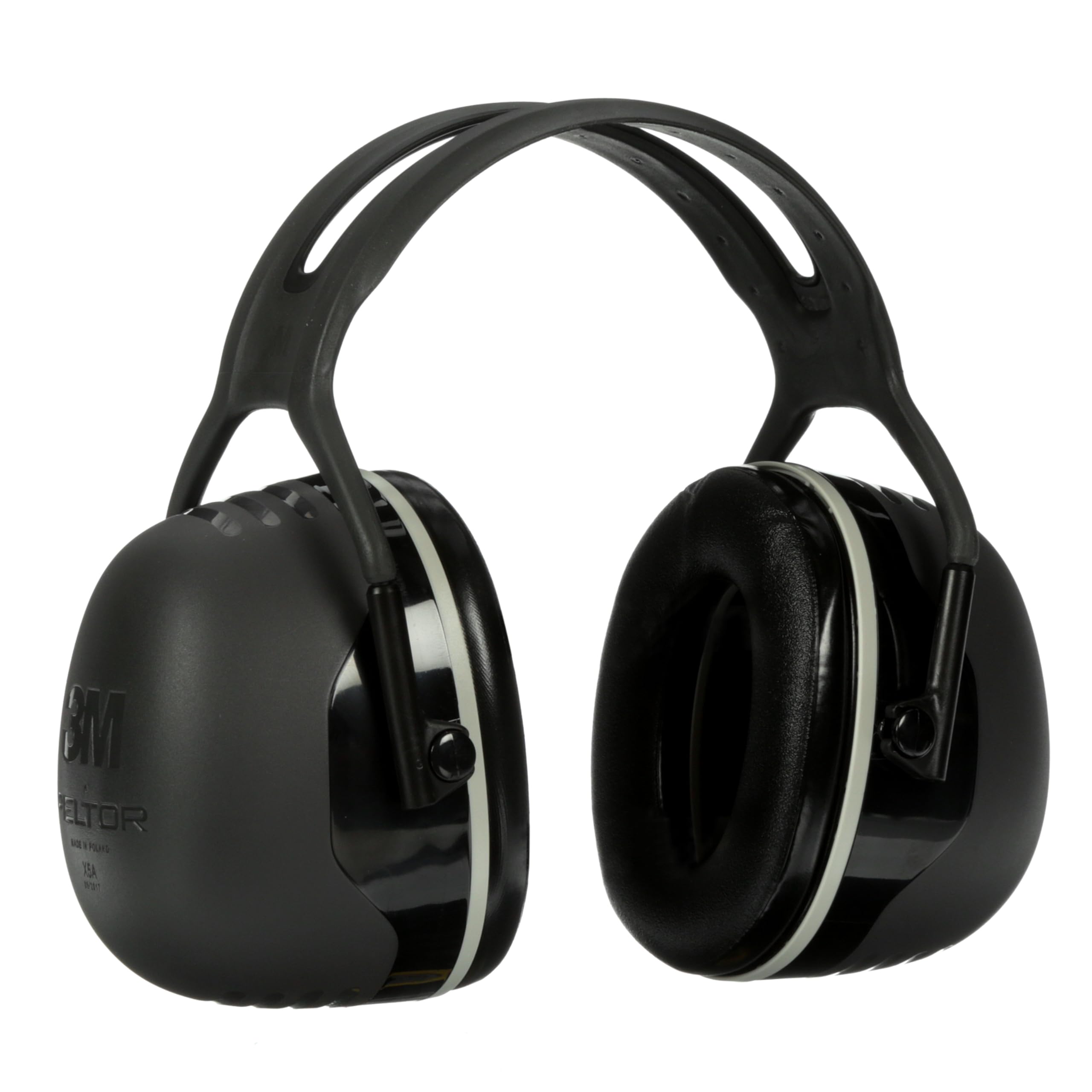 3M Peltor Wireless X5A X-Series Over-the-Head Earmuffs, (Black)