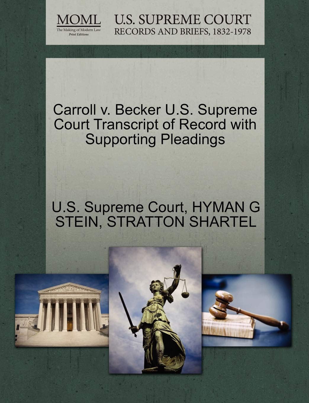 Carroll v. Becker U.S. Supreme Court Transcript of Record with Supporting Pleadings