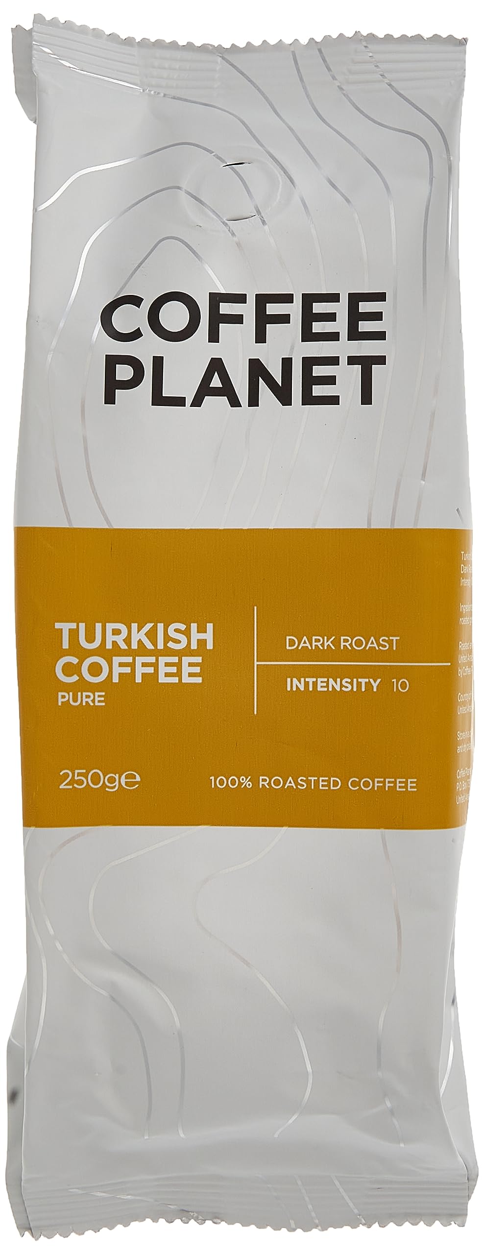 Coffee Planet Turkish Pure Ground Coffee, 250 Gm