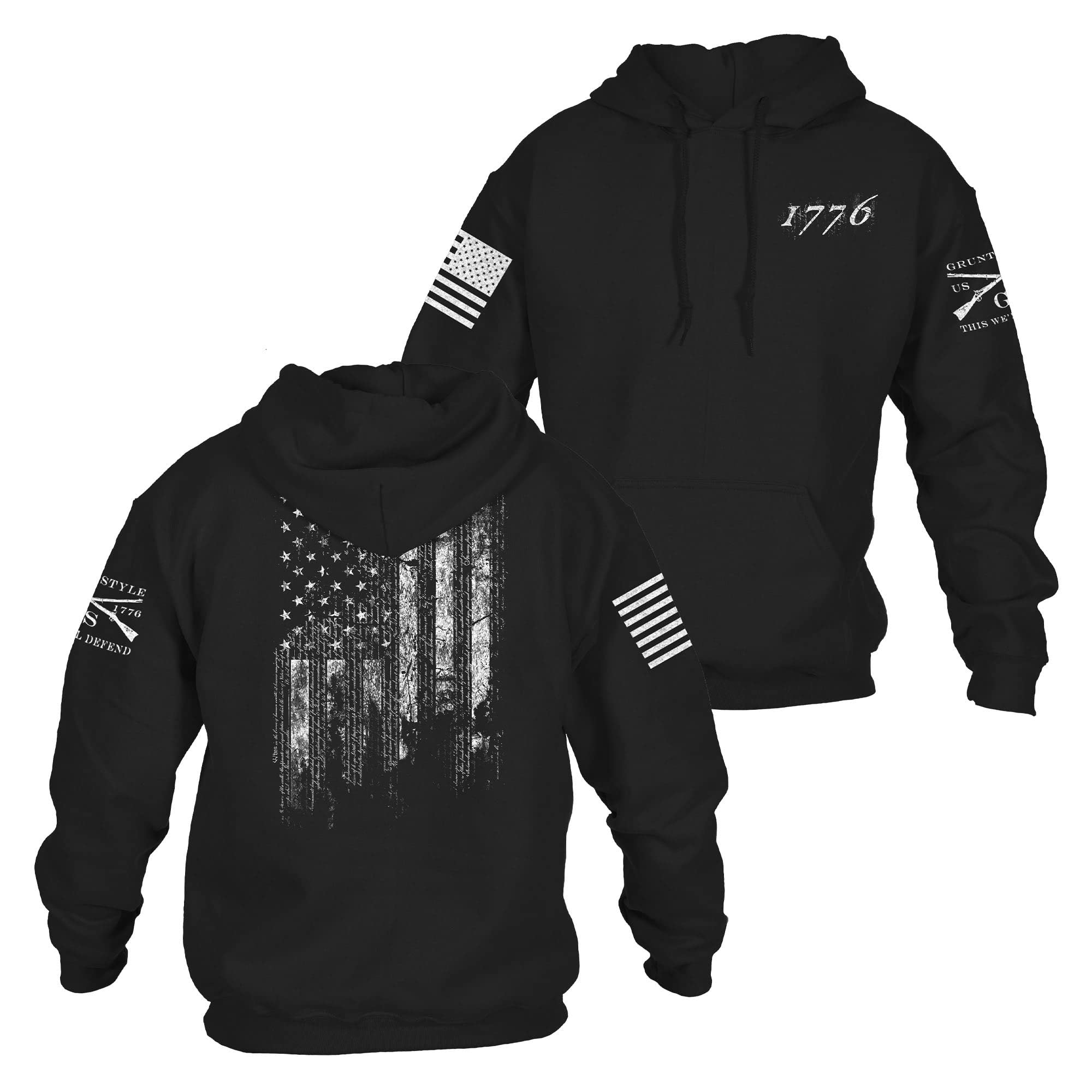 Grunt Style1776 Flag Hoodie