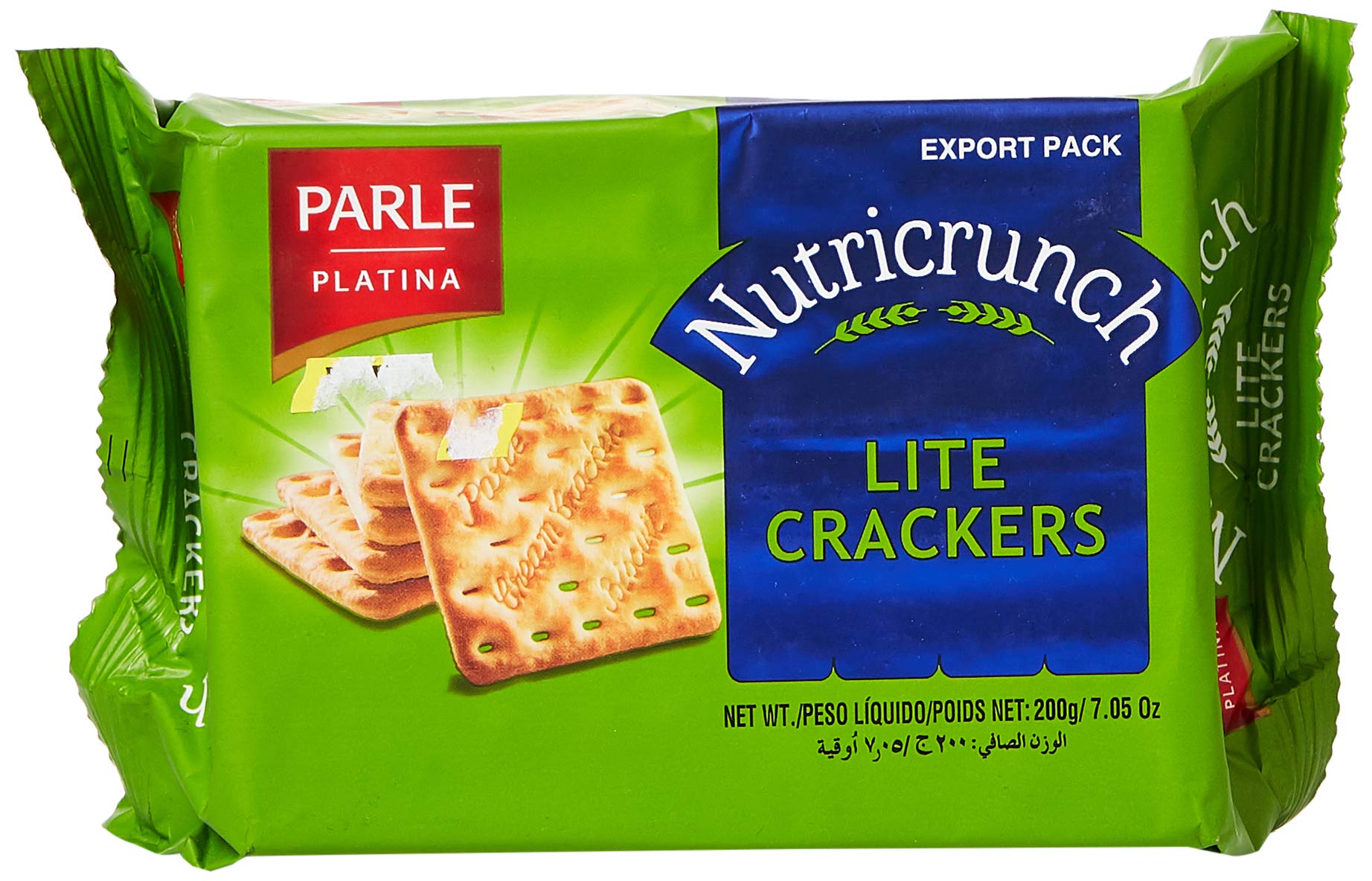 Parle Nutricrunch, Lite Cream Crackers Biscuits, 200 gm